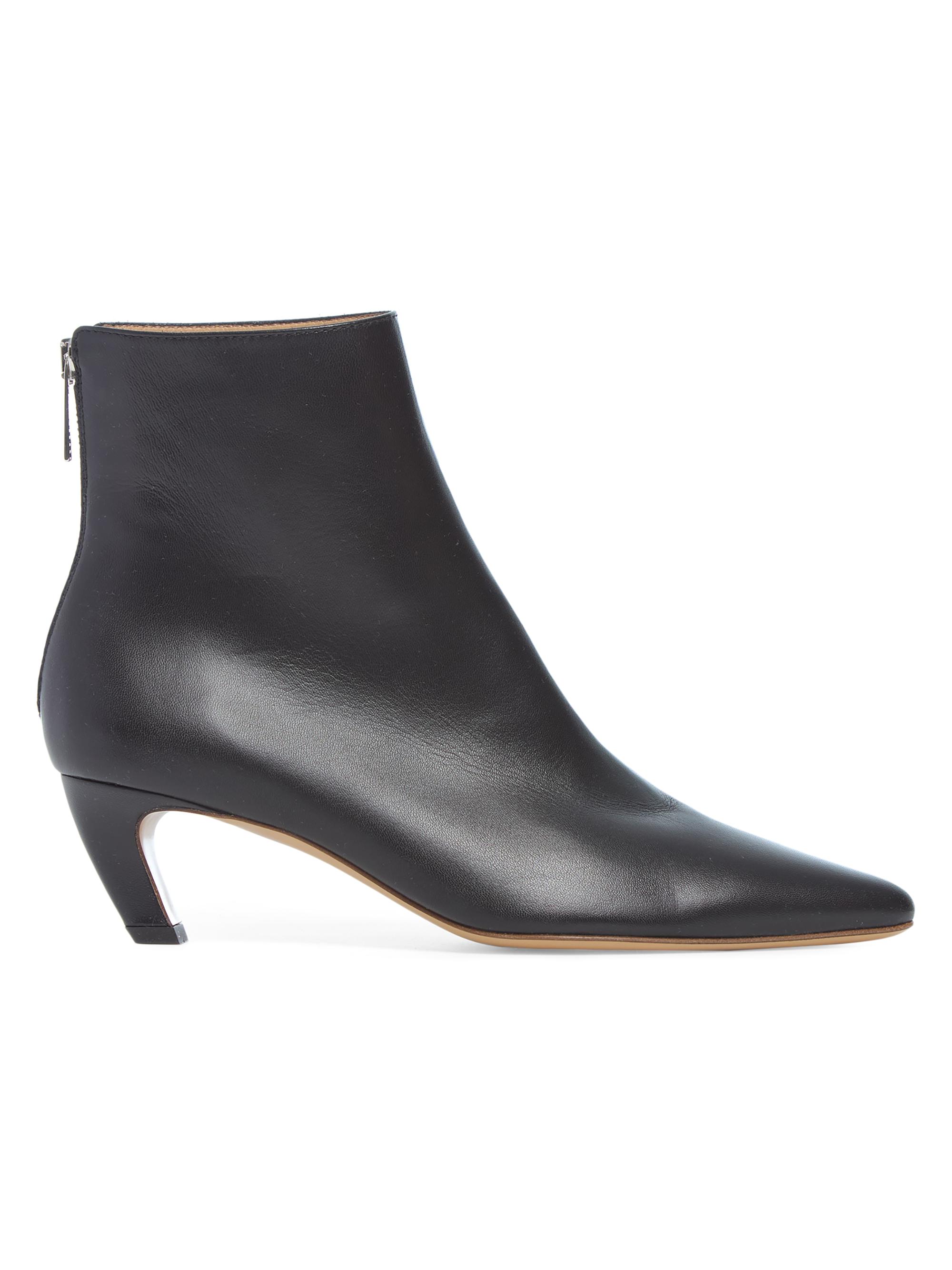 Gabriela Hearst Women's Clayton 50MM Leather Ankle Boots - Black