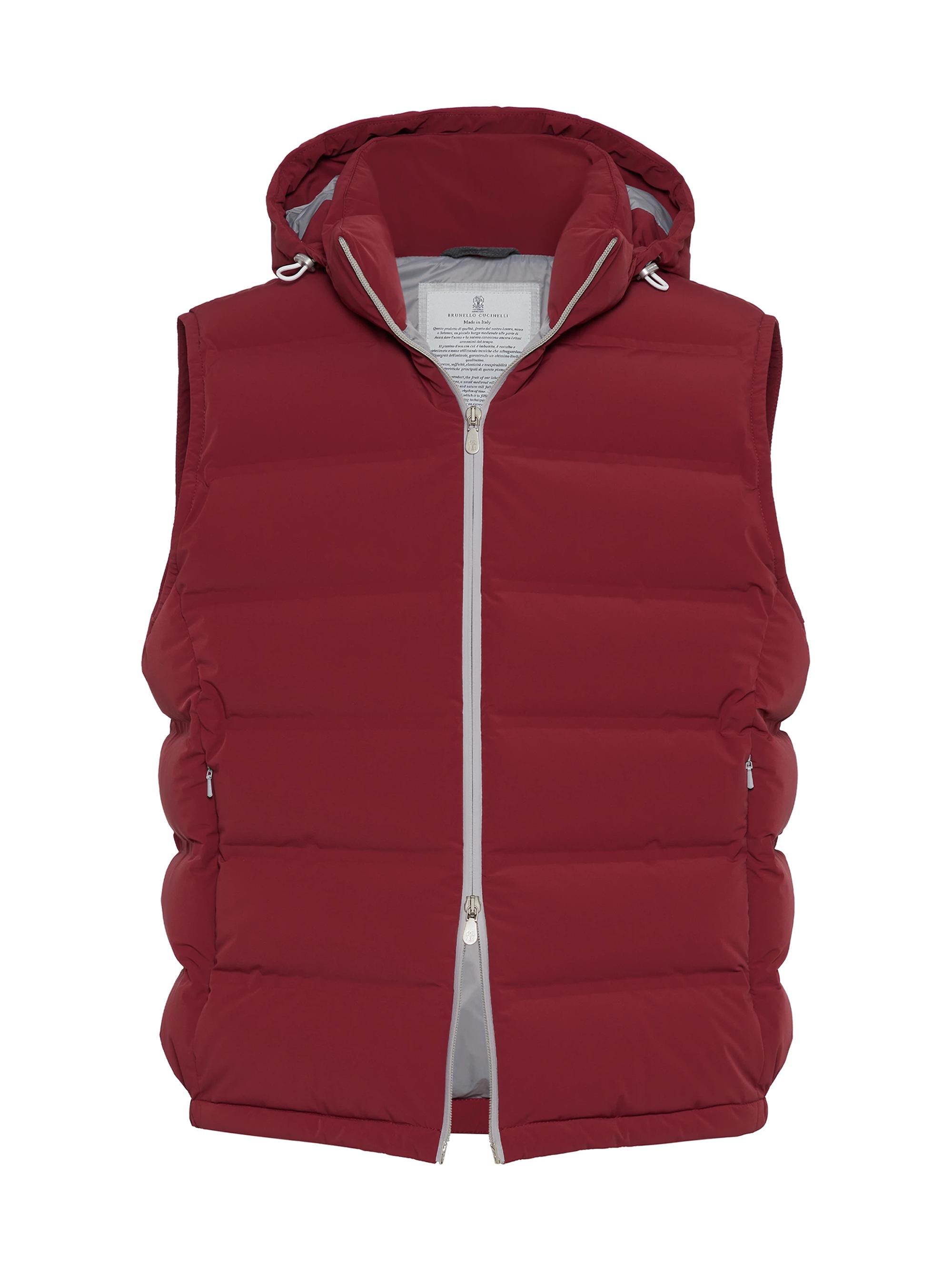 BRUNELLO CUCINELLI ダウンベスト　S Brunello Cucinelli Bonded Taffeta Lightweight Down Vest