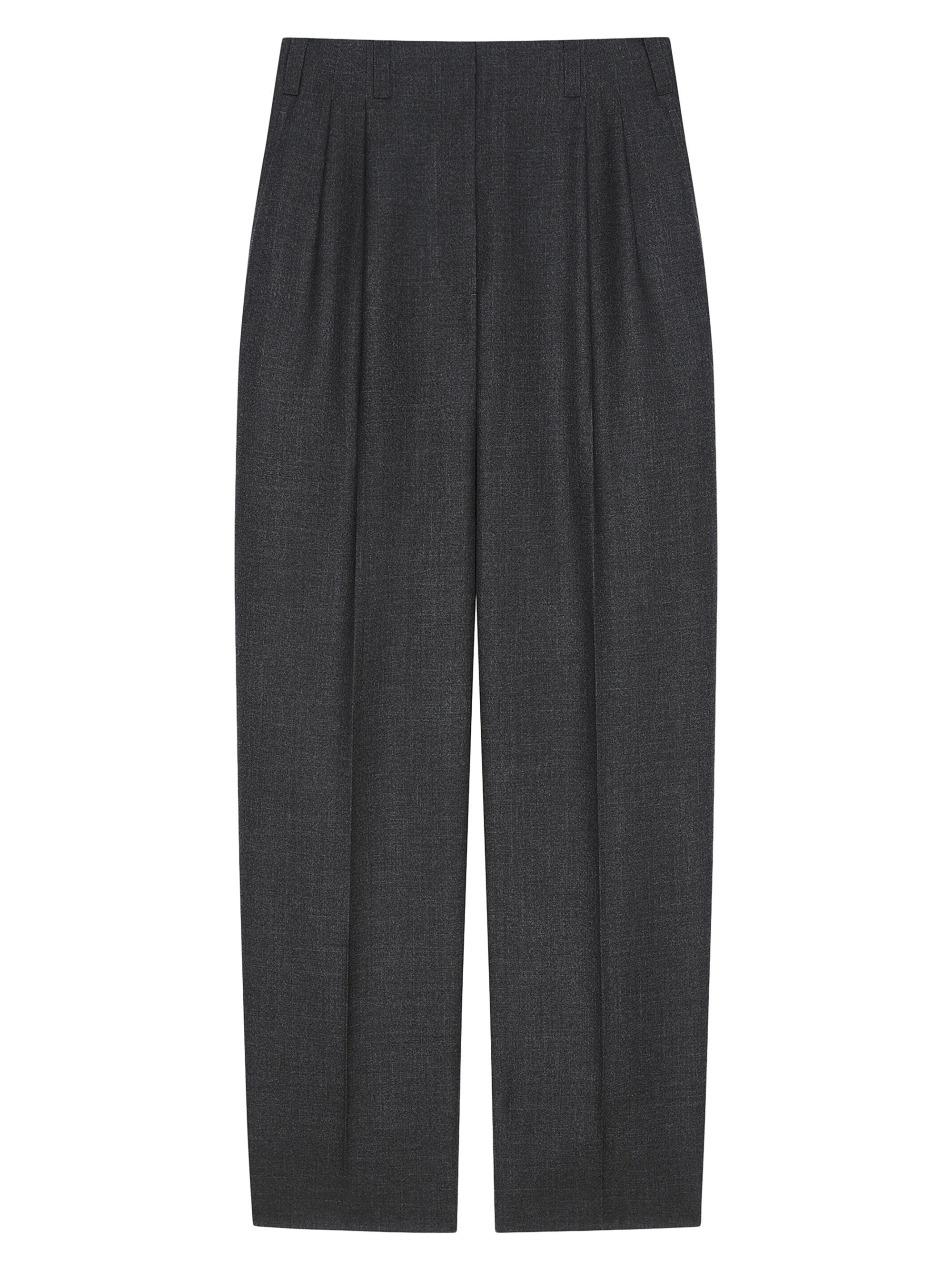 Givenchy Women's Two-Pleat Pants in Wool - Grey