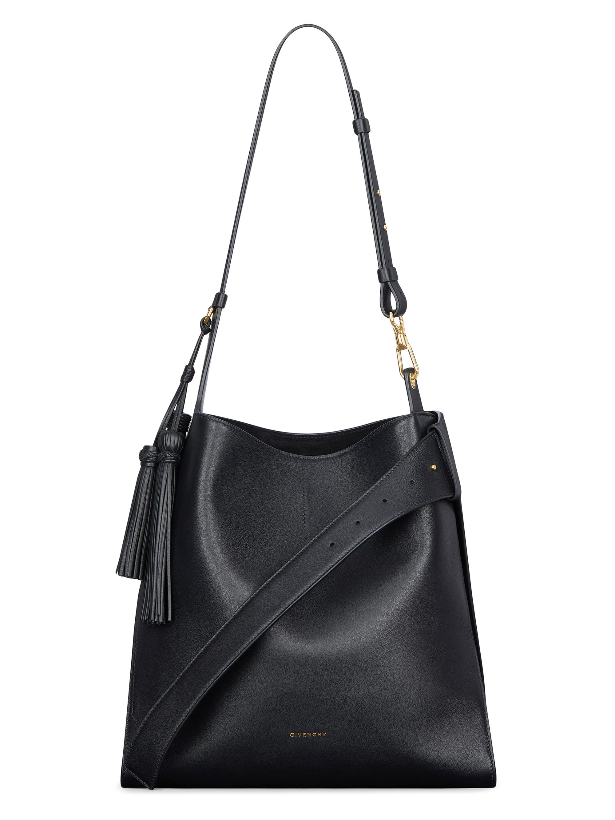 Givenchy Women's  Belted Hobo Bag in Leather - Black