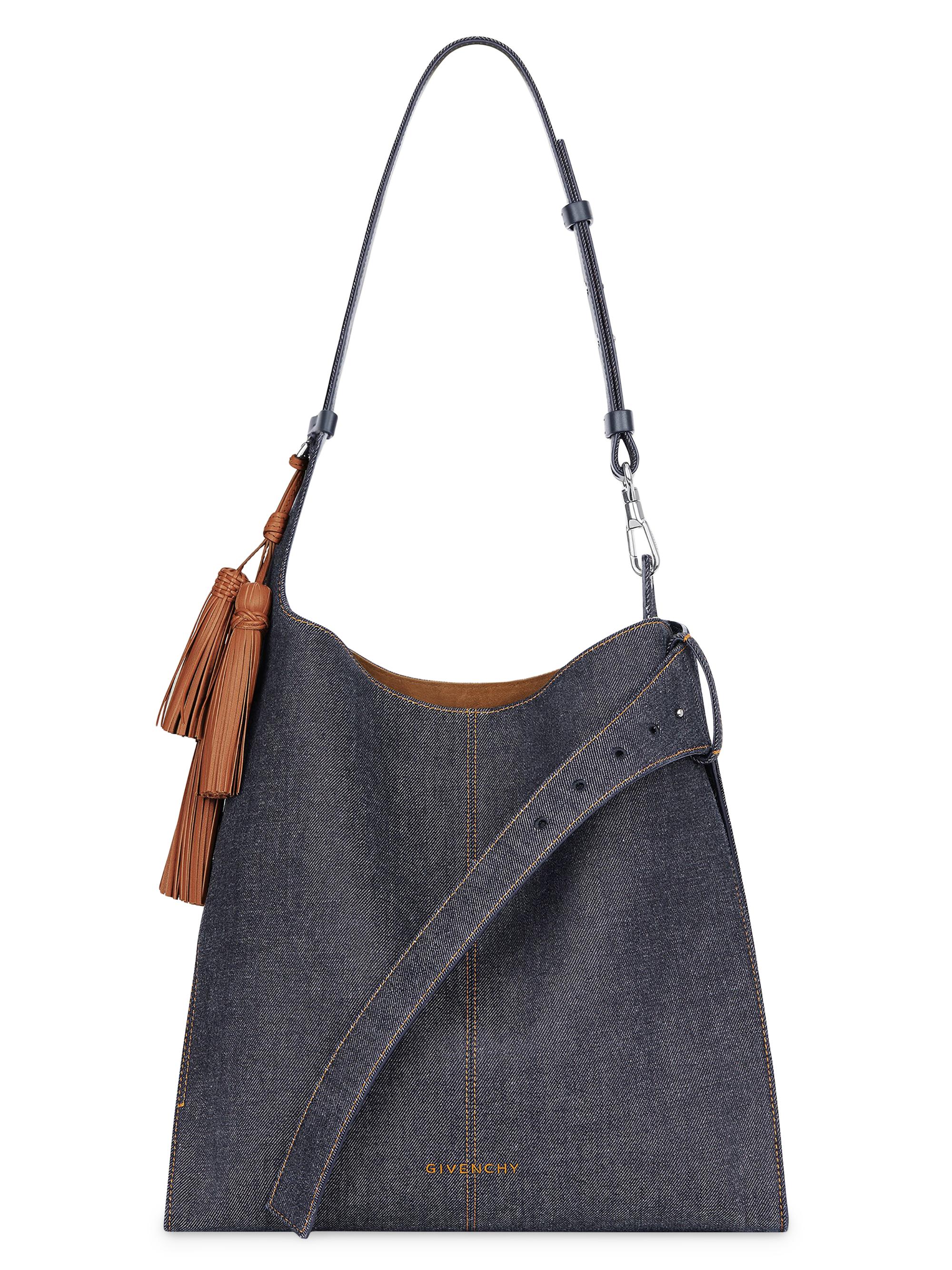 MCM Aren Denim Shopper Shoulder Bag | Saks Fifth Avenue