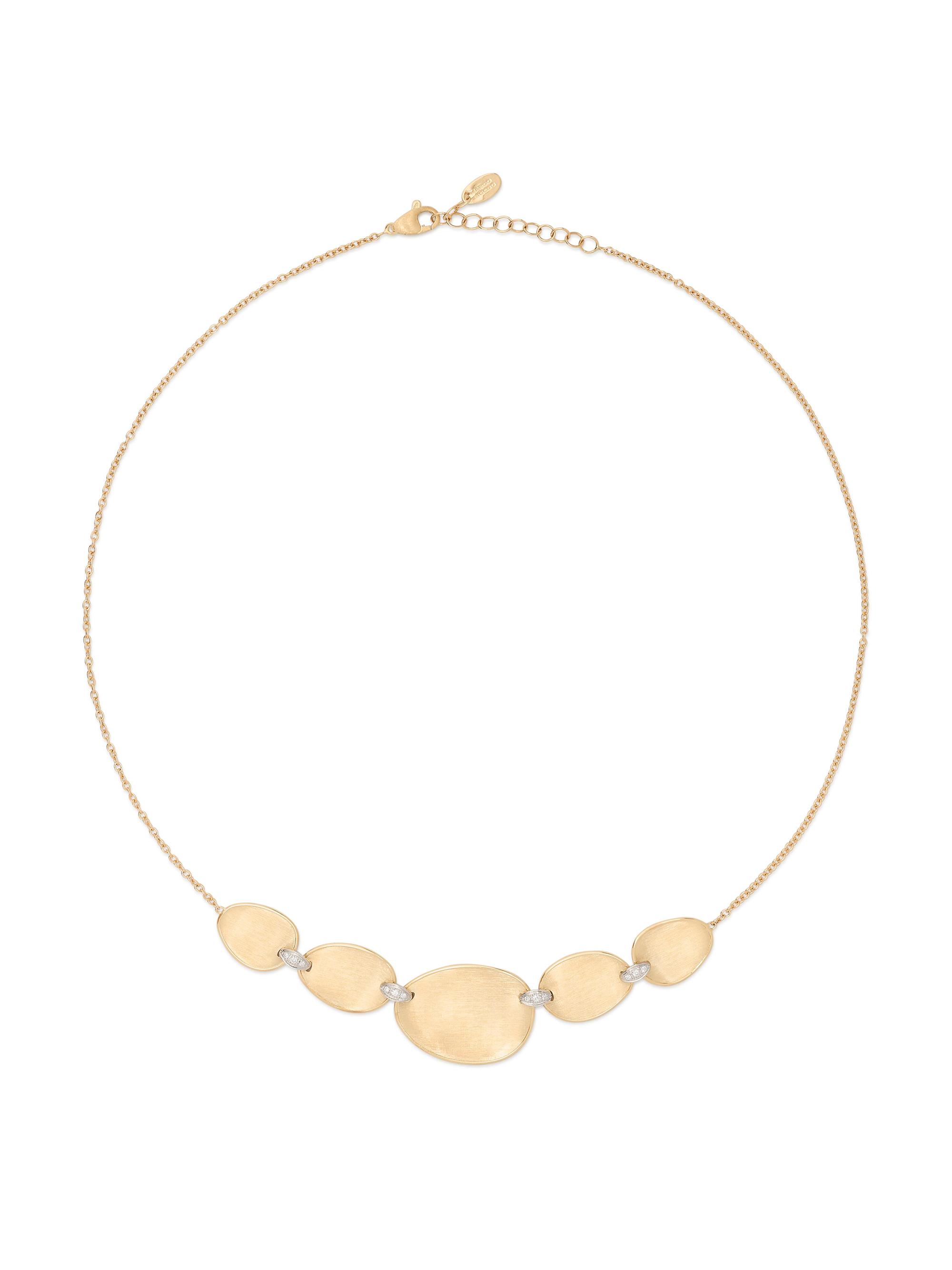Marco Bicego Women's Lunaria Two-Tone 18K Gold & 0.72 TCW Diamond Necklace - Yellow Gold