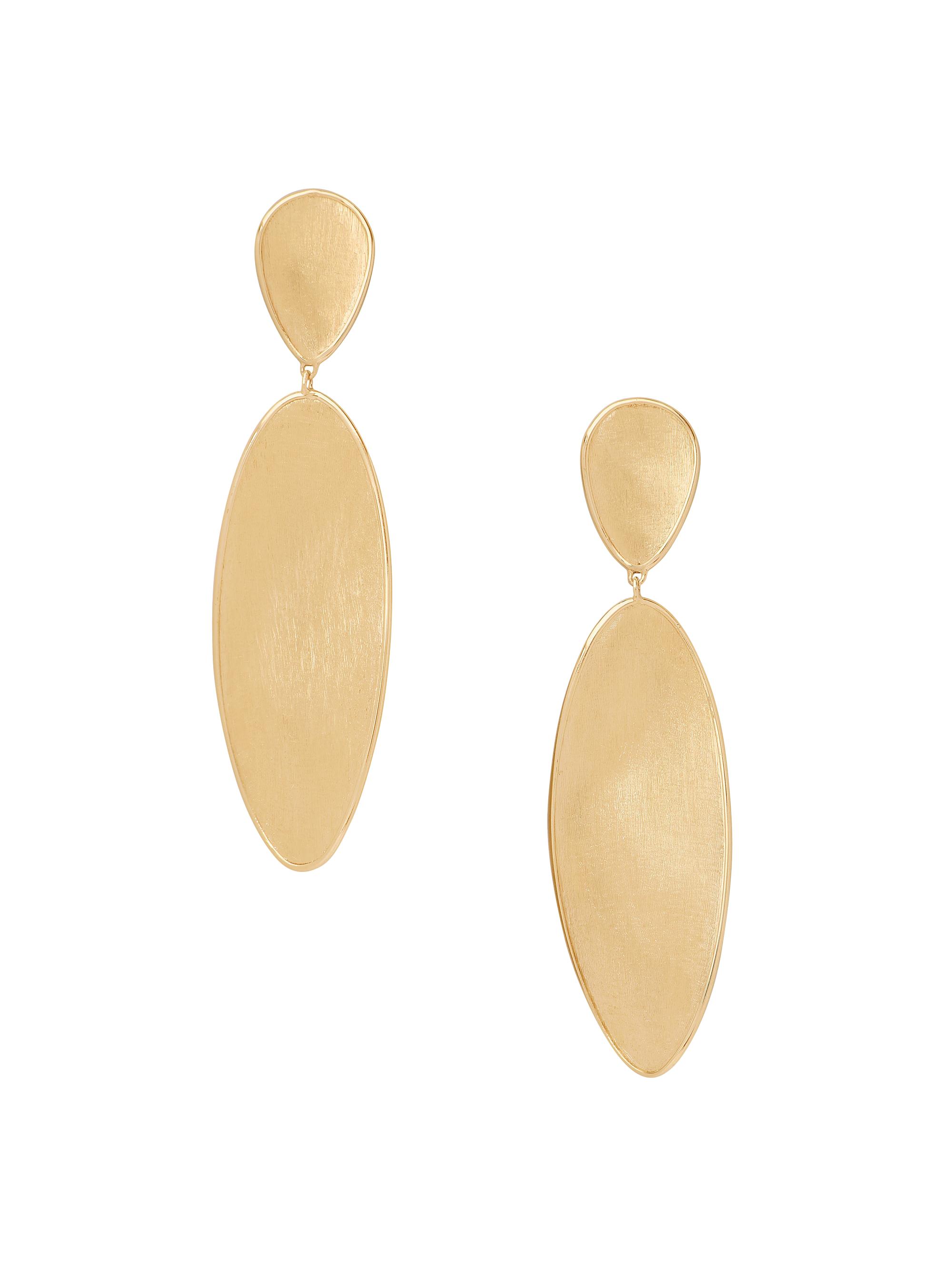 Marco Bicego Women's Lunaria Twist 18K Yellow Gold Double-Drop Earrings - Yellow Gold
