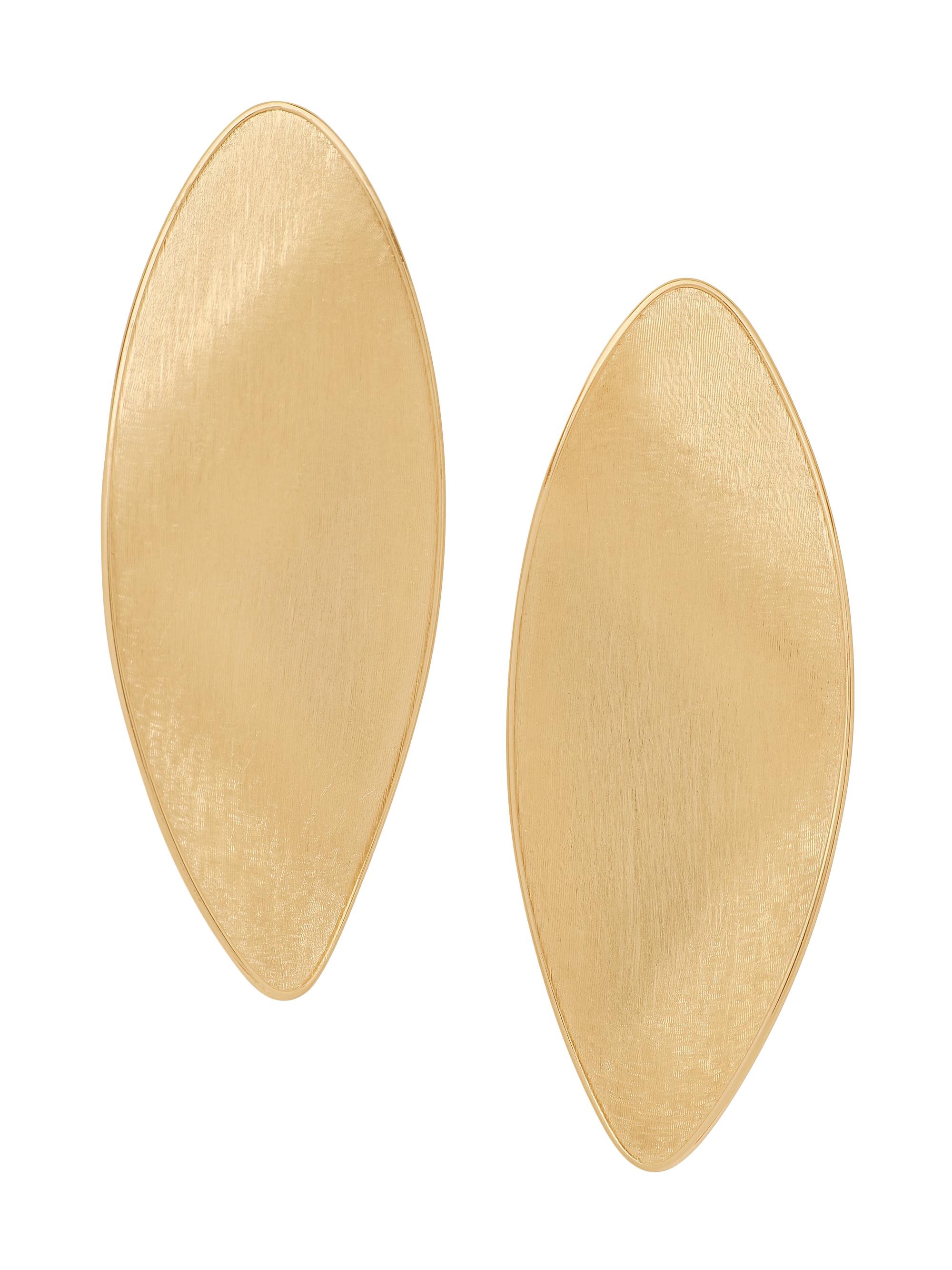 Marco Bicego Women's Lunaria Twist 18K Yellow Gold  Stud Earrings - Yellow Gold
