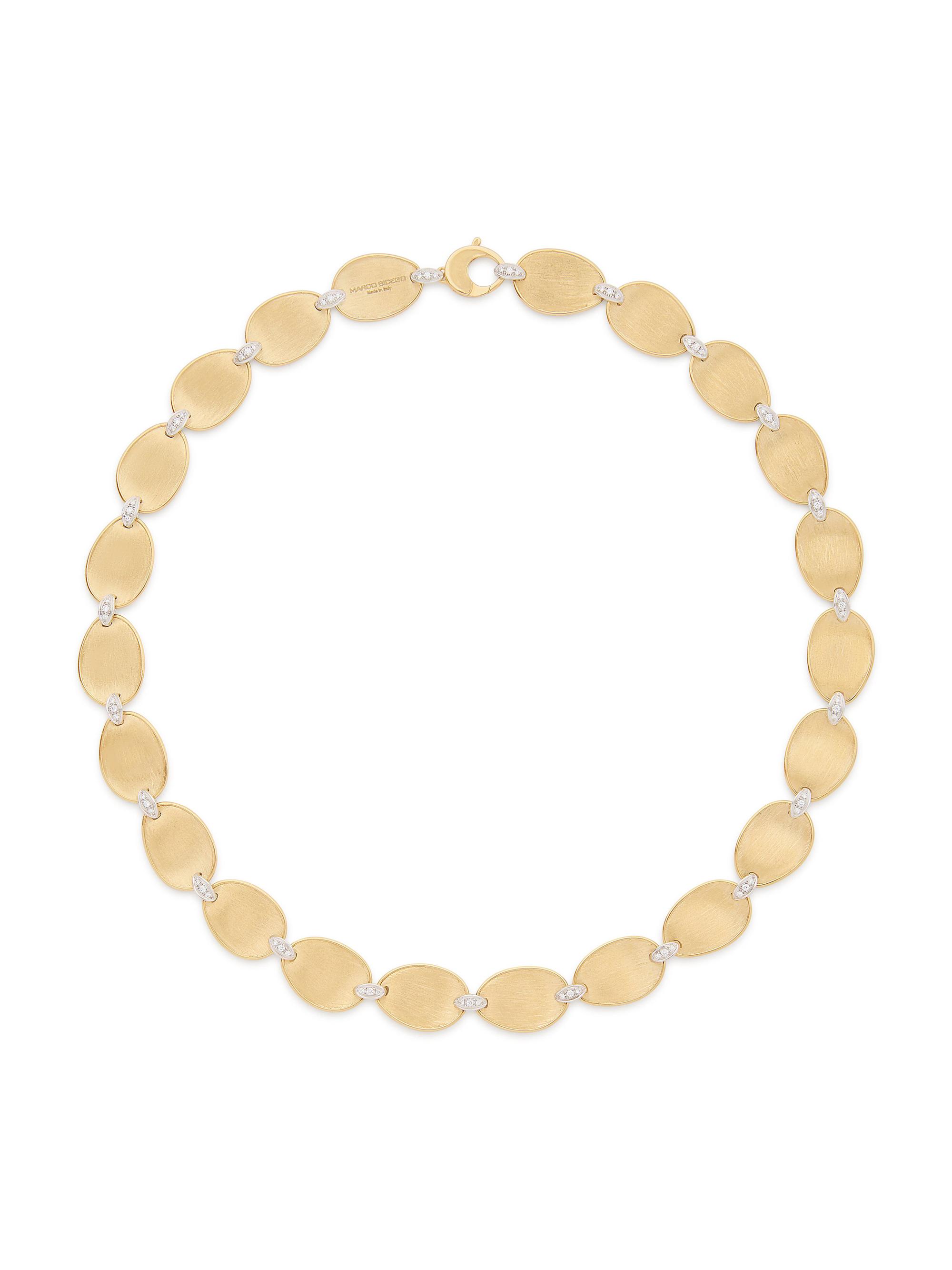 Marco Bicego Women's Lunaria Two-Tone 18K Gold & 0.41 TCW Diamond Necklace - Yellow Gold