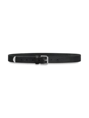 Givenchy Women's Voyou Belt in Shiny Leather - Black Slvr
