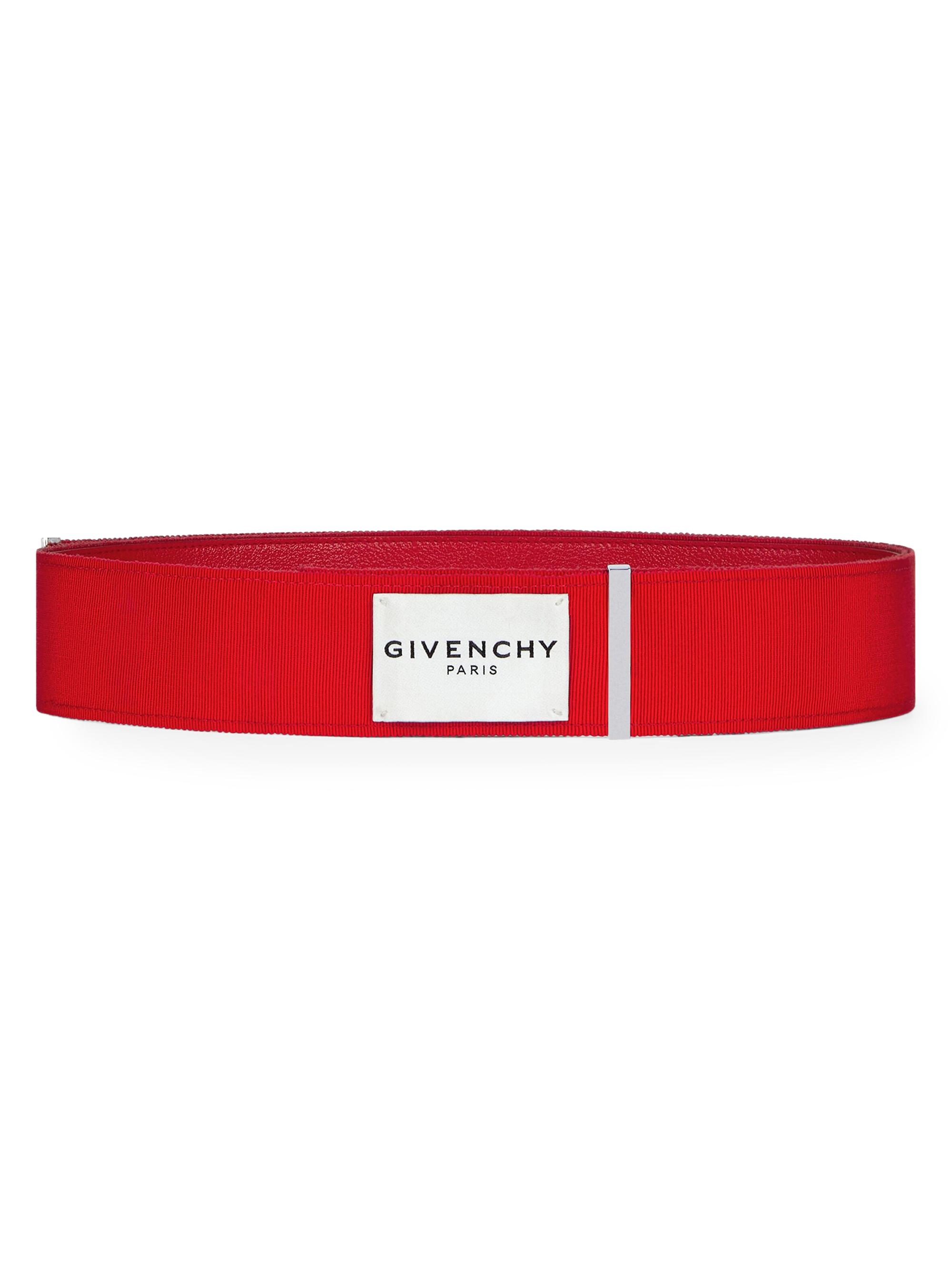 Givenchy Women's Long Belt in Gros Grain - Vermillon