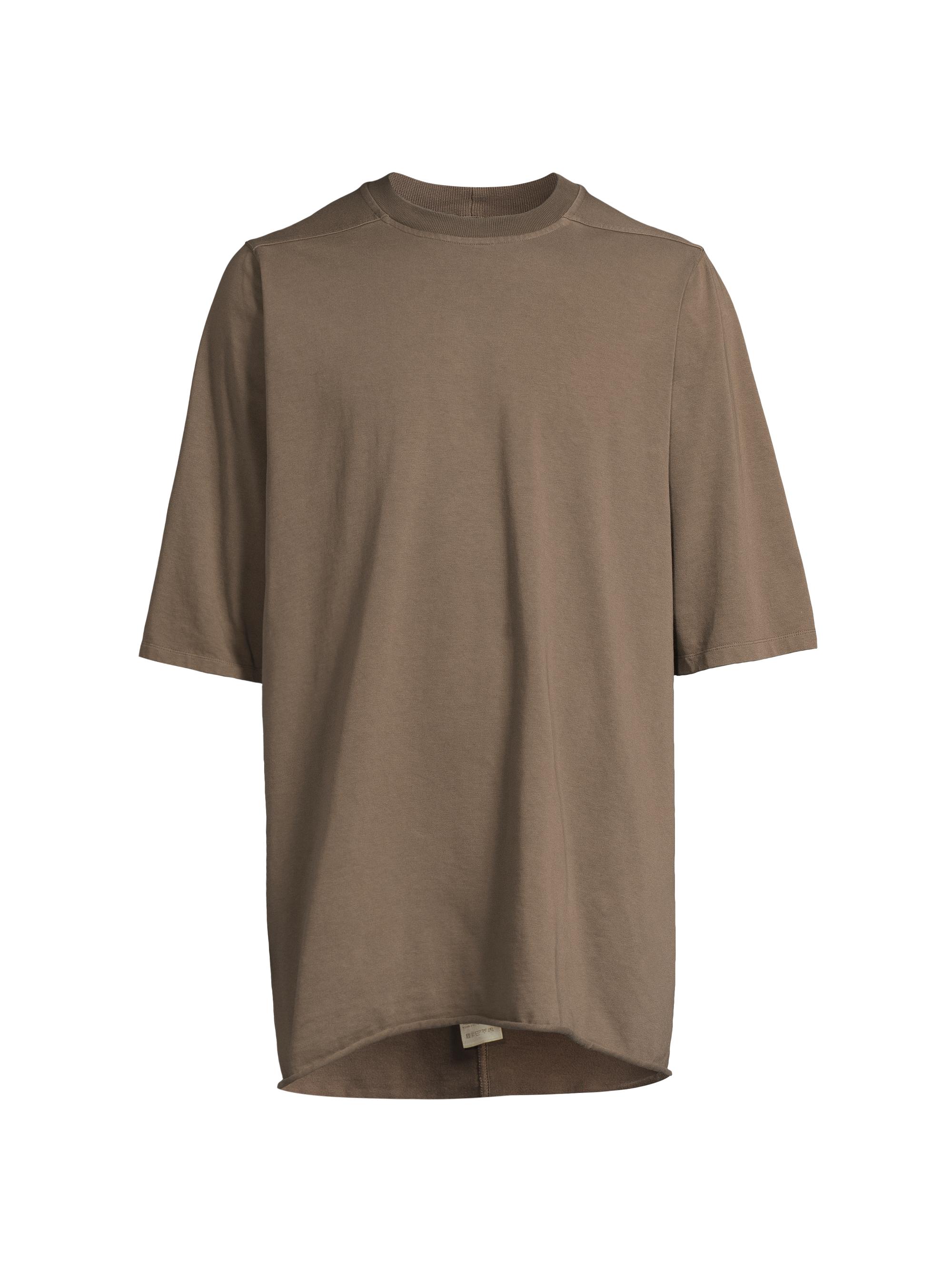 Rick Owens Men's Oversized Cotton T-Shirt - Dust