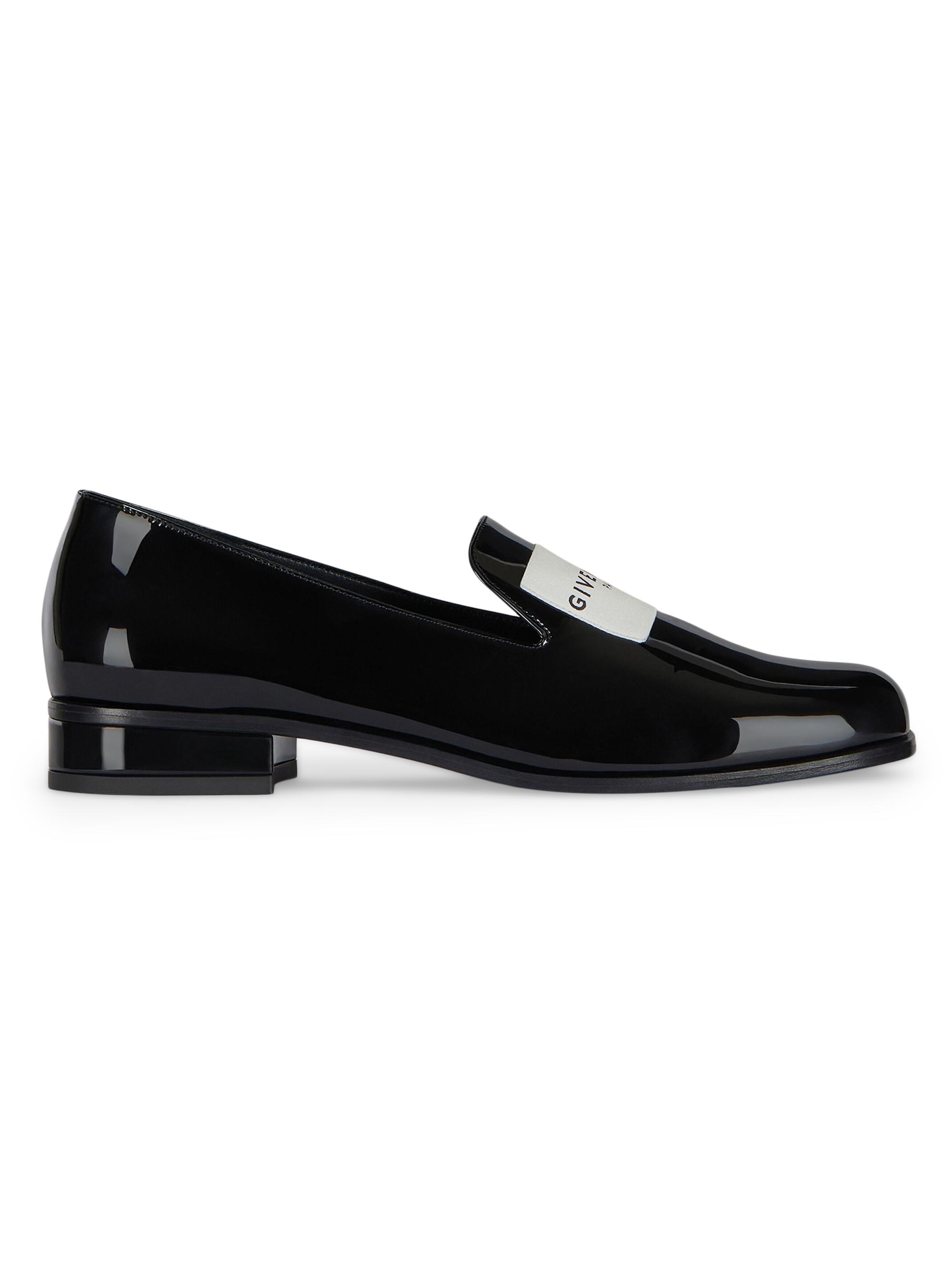 Givenchy Women's Tux Loafers in Patent Leather - Black