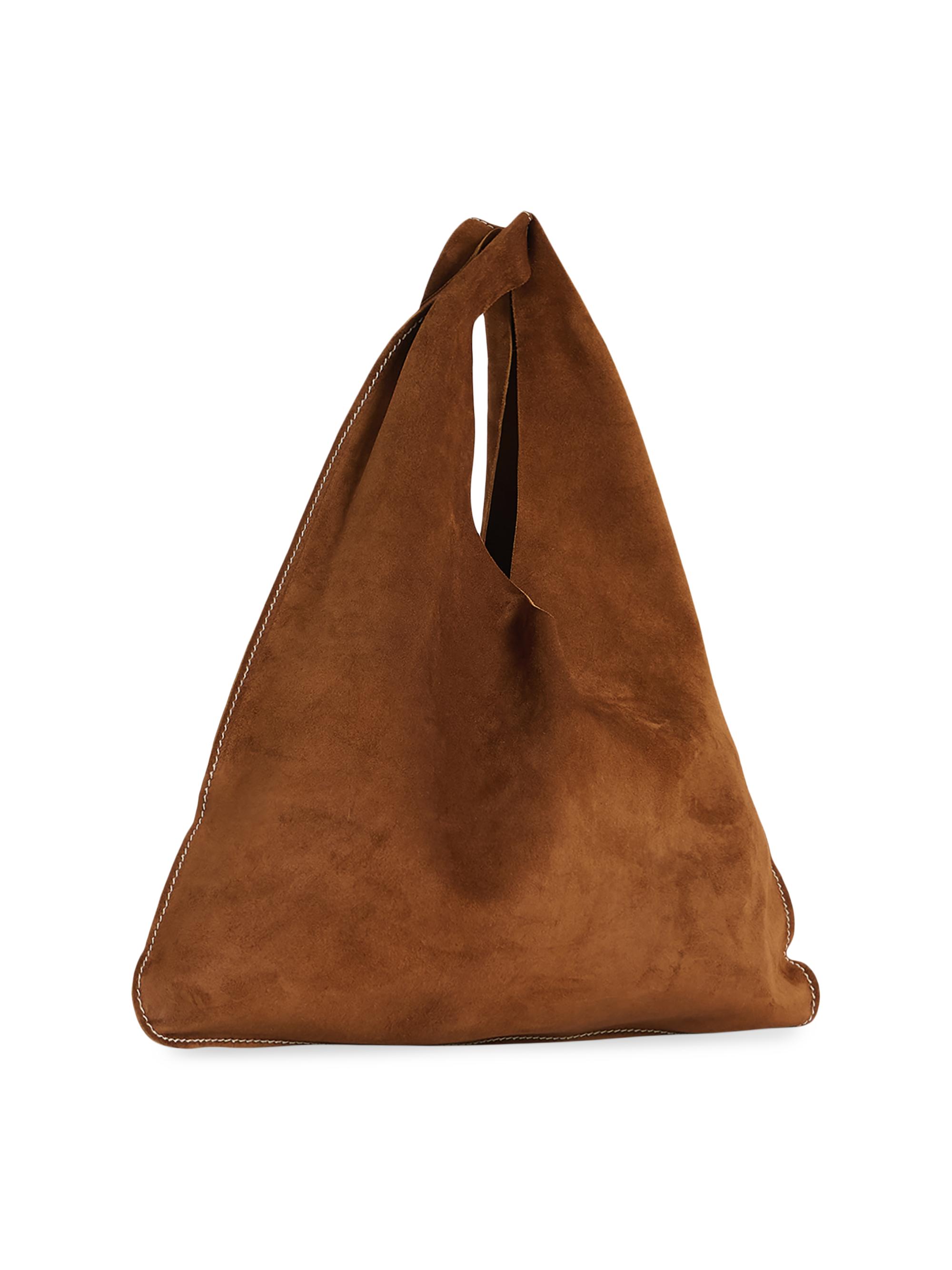 the row bindle bagスエードショルダーバック The Row Small Bindle Suede Shoulder Bag | Saks Fifth Avenue
