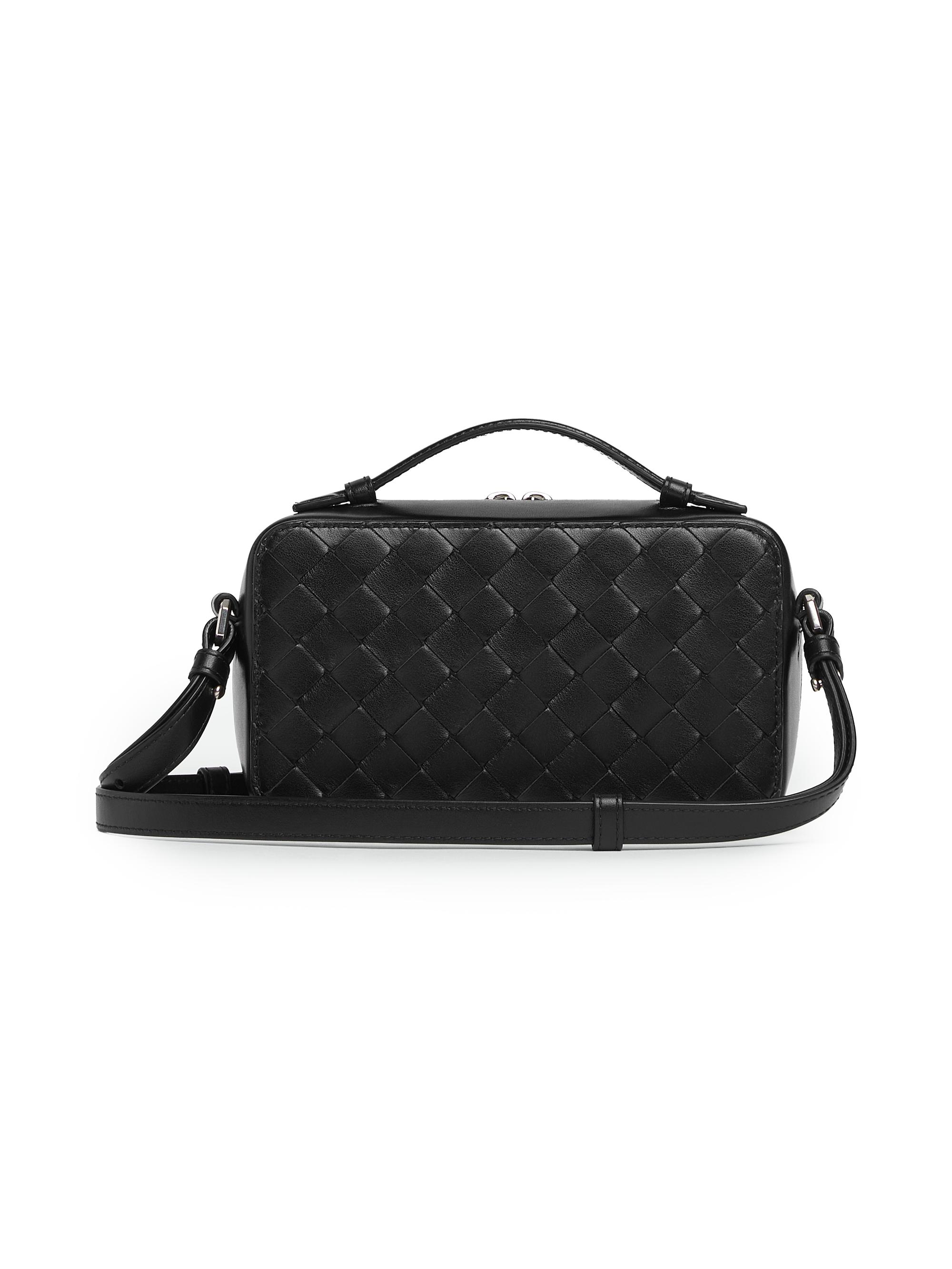 Bottega Veneta Getaway Intrecciato Horizontal Leather Phone Pouch