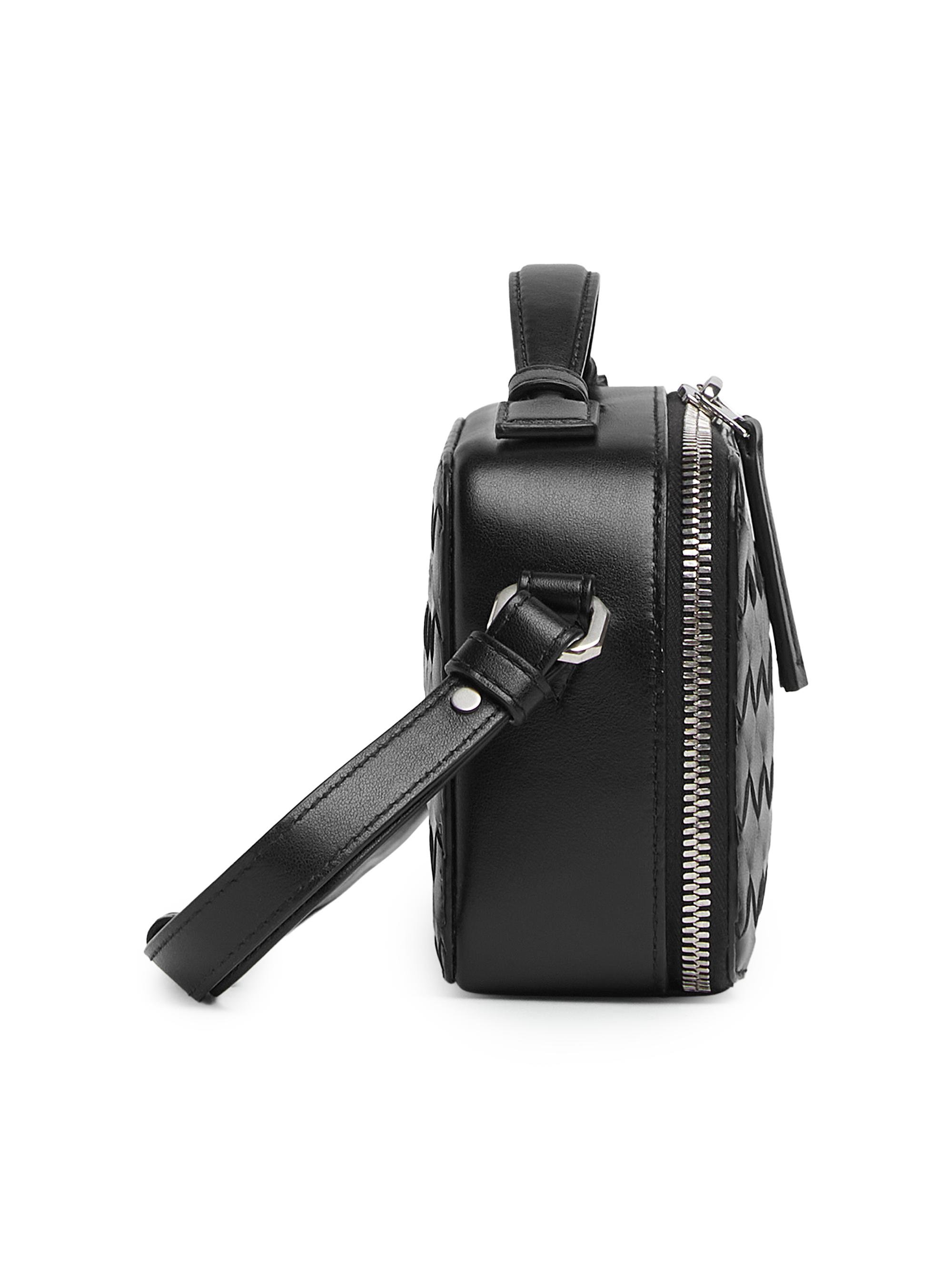 Bottega Veneta Getaway Intrecciato Horizontal Leather Phone Pouch