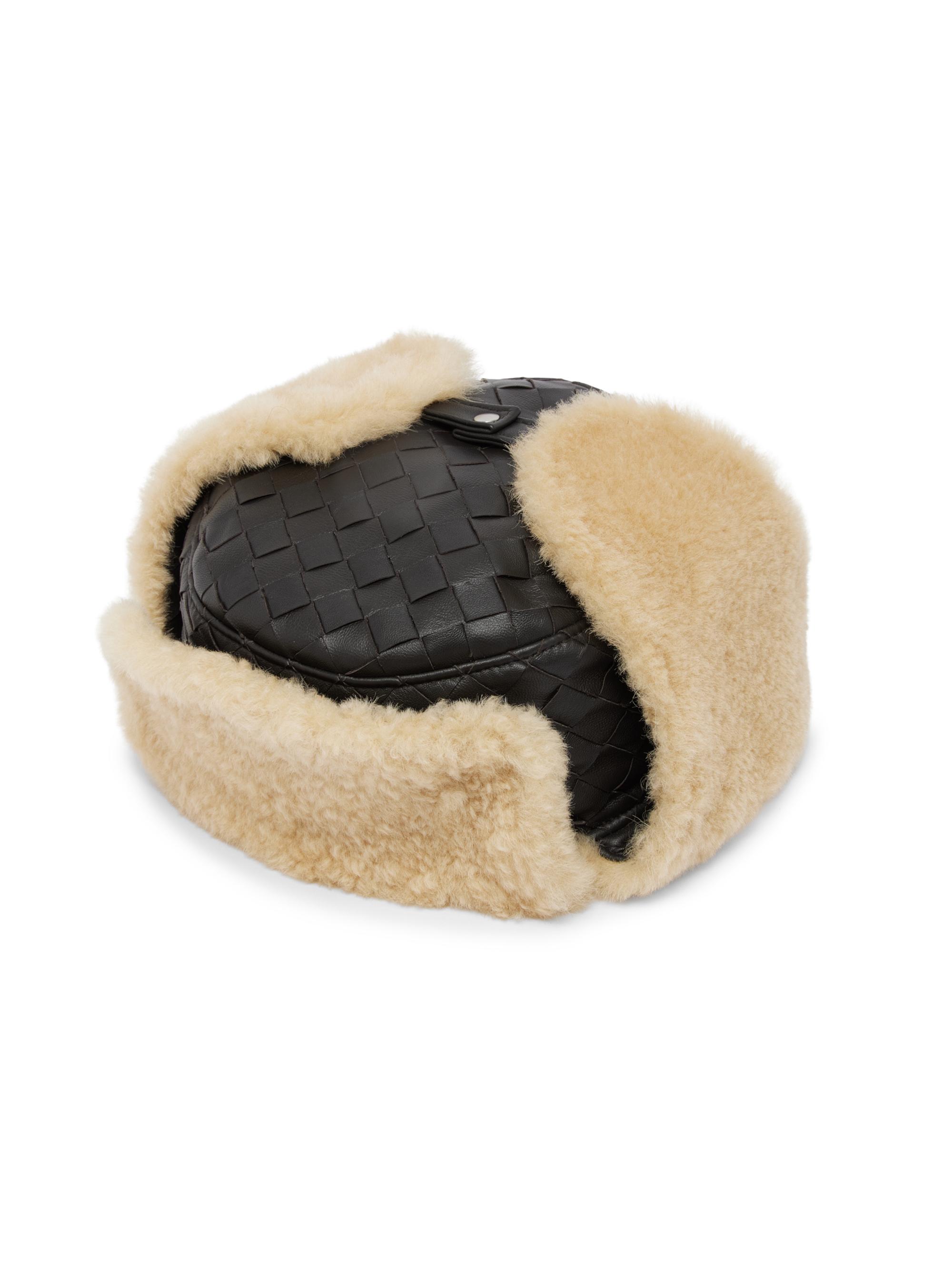 帽子BOTTEGA　VENETA Men's Intrecciato Leather Bucket Hat in Dark green | Bottega Veneta SE