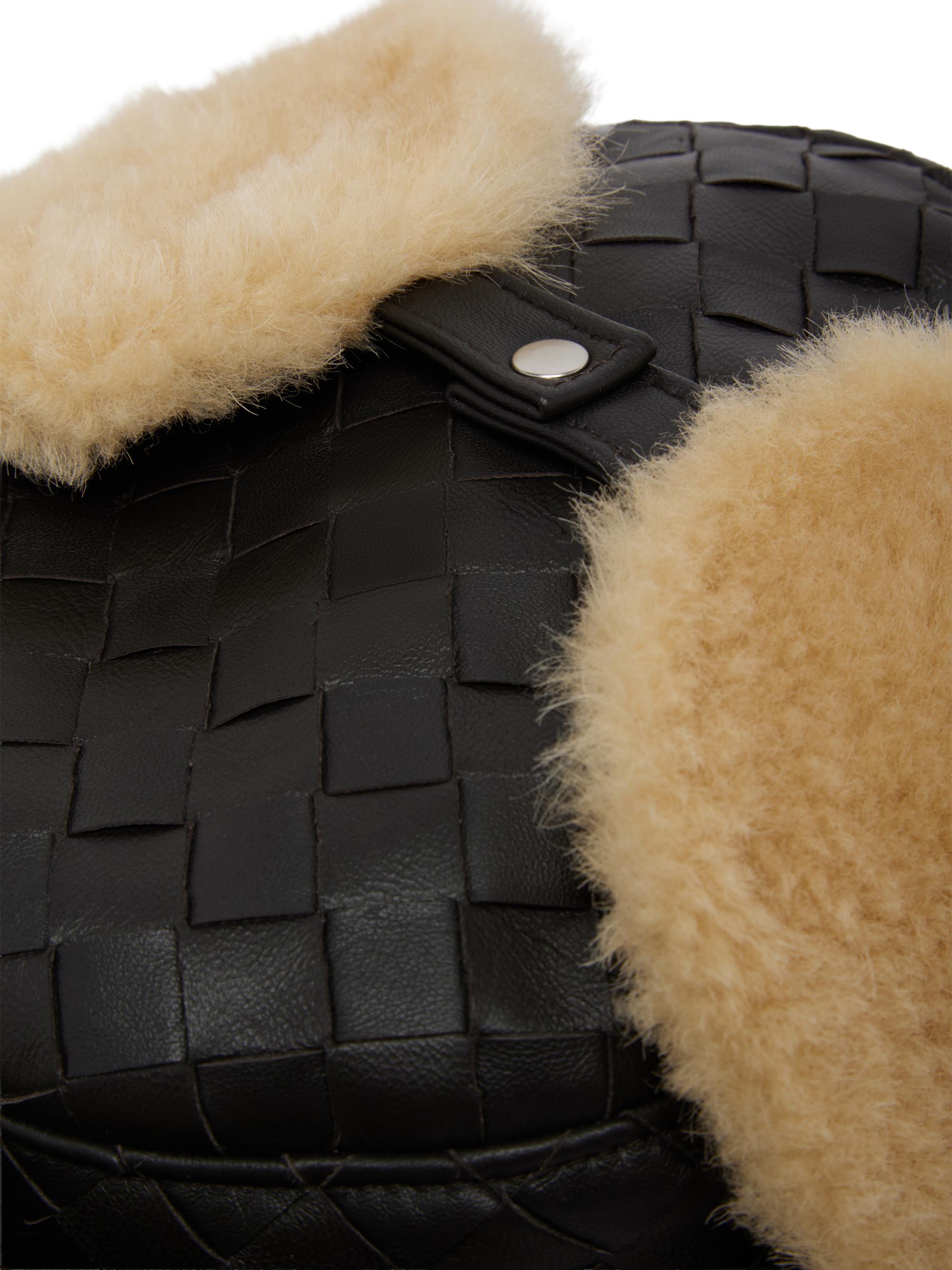 Bottega Veneta Intrecciato Shearling Aviator Hat | Saks Fifth Avenue