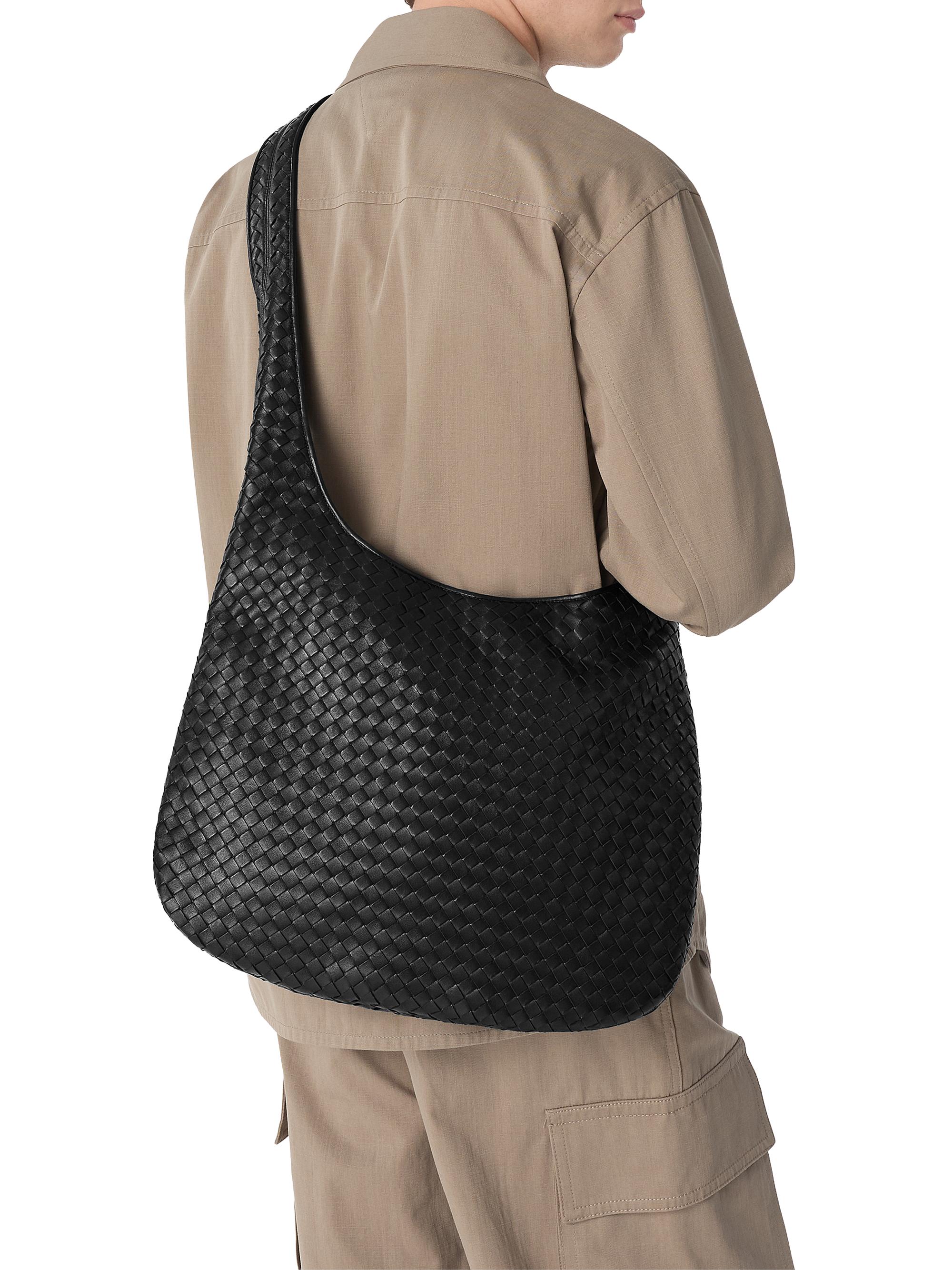 バッグ BOTTEGA VENETA Body bag Intrecciato y2k Bottega Veneta Men's Intrecciato Medium Crossbody Bag - Bergdorf