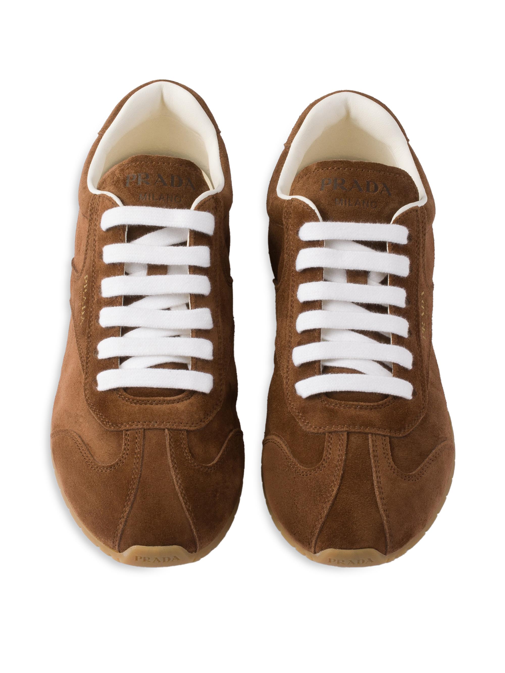 靴 Archive PRADA suede centerzip sneaker Archive PRADA suede centerzip sneaker