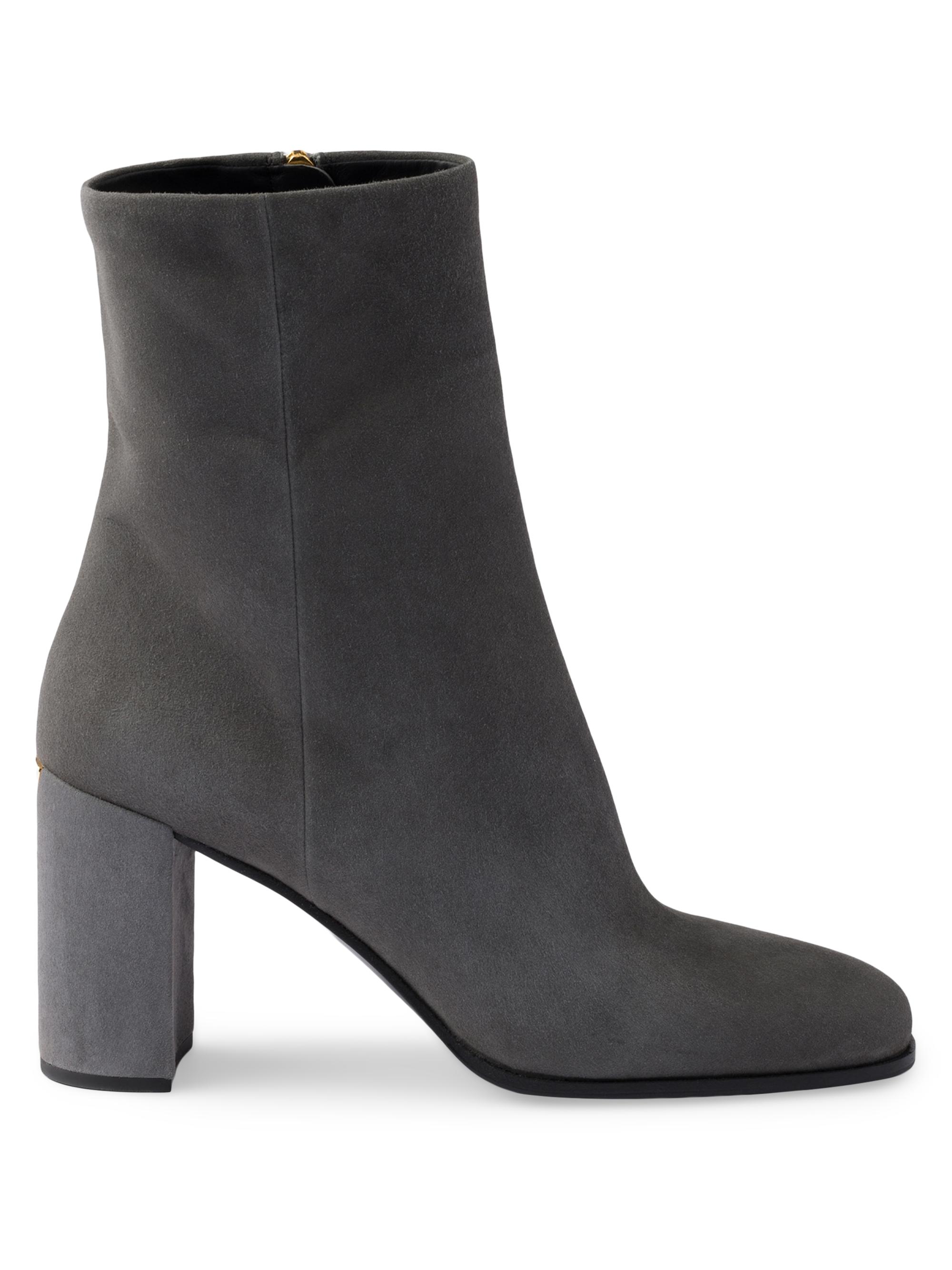 Prada Women's Suede Booties - Brown