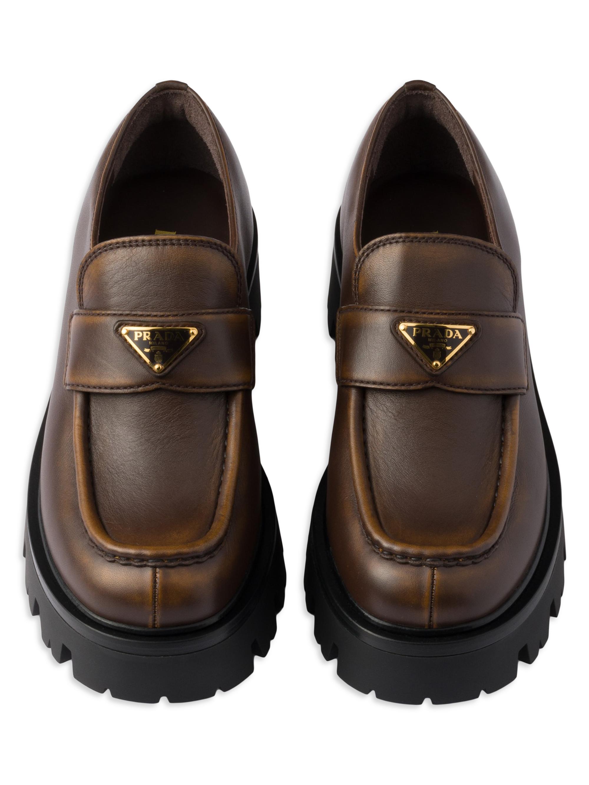 Prada Leather Loafers | Saks Fifth Avenue
