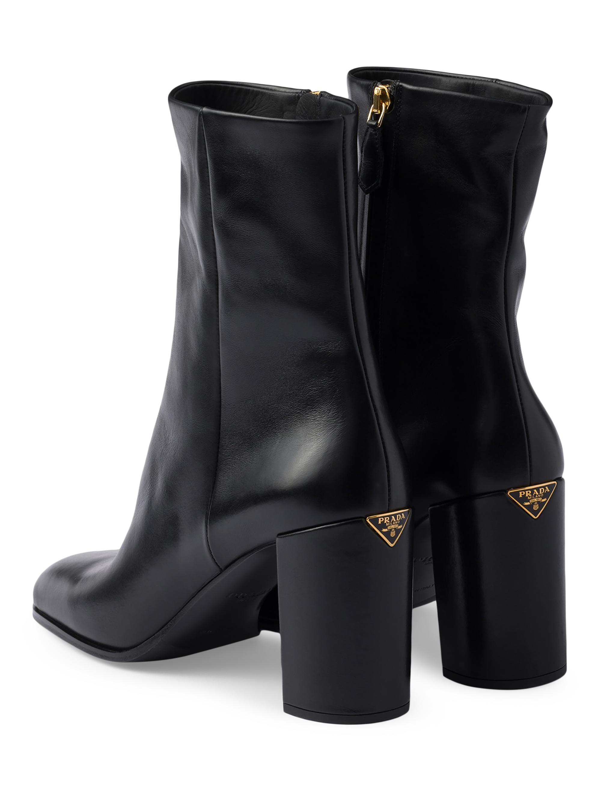 Prada Leather Booties | Saks Fifth Avenue