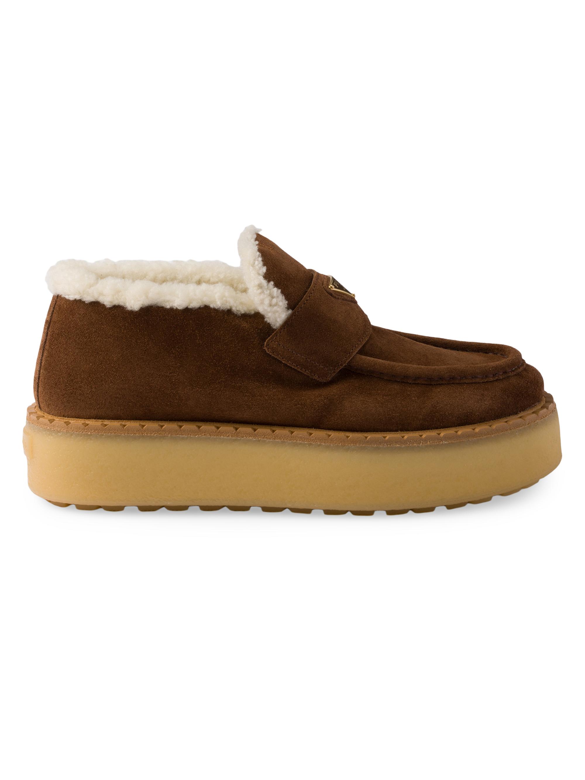 Prada Suede Loafers | Saks Fifth Avenue