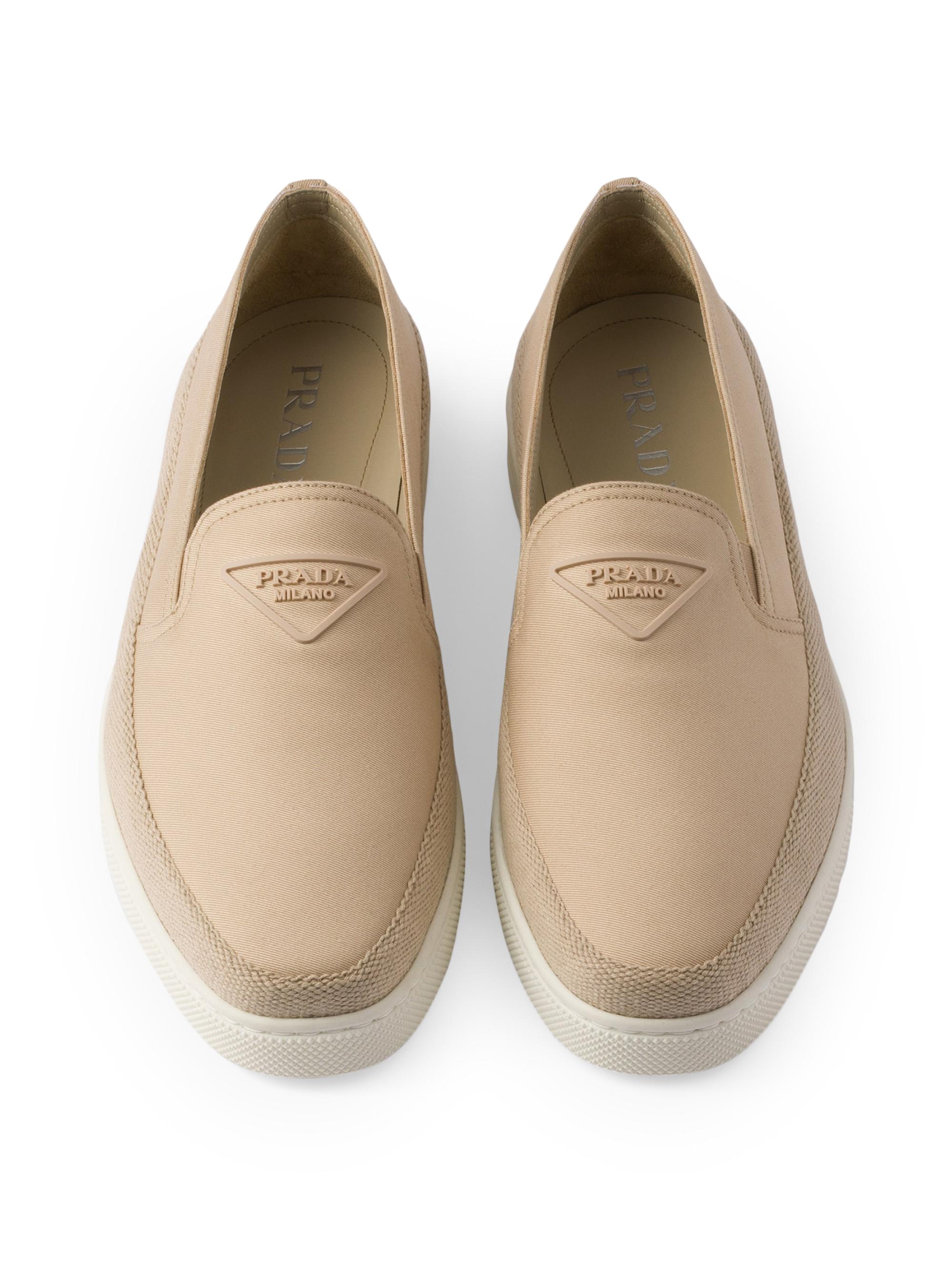 Prada Cotton Canvas Slip-Ons | Saks Fifth Avenue display picture 3