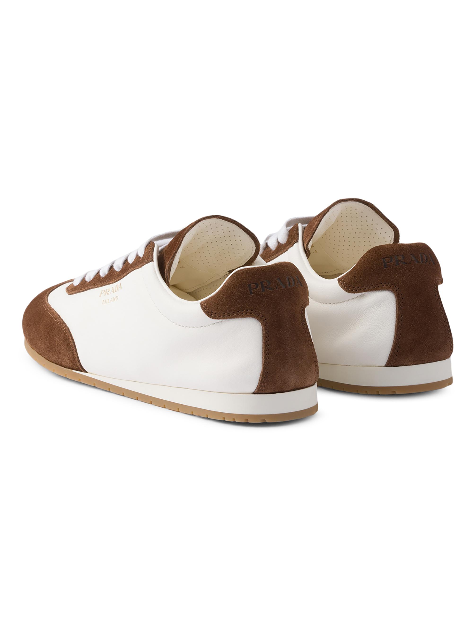 Prada Suede and Nappa Leather Sneakers | Saks Fifth Avenue display picture 3