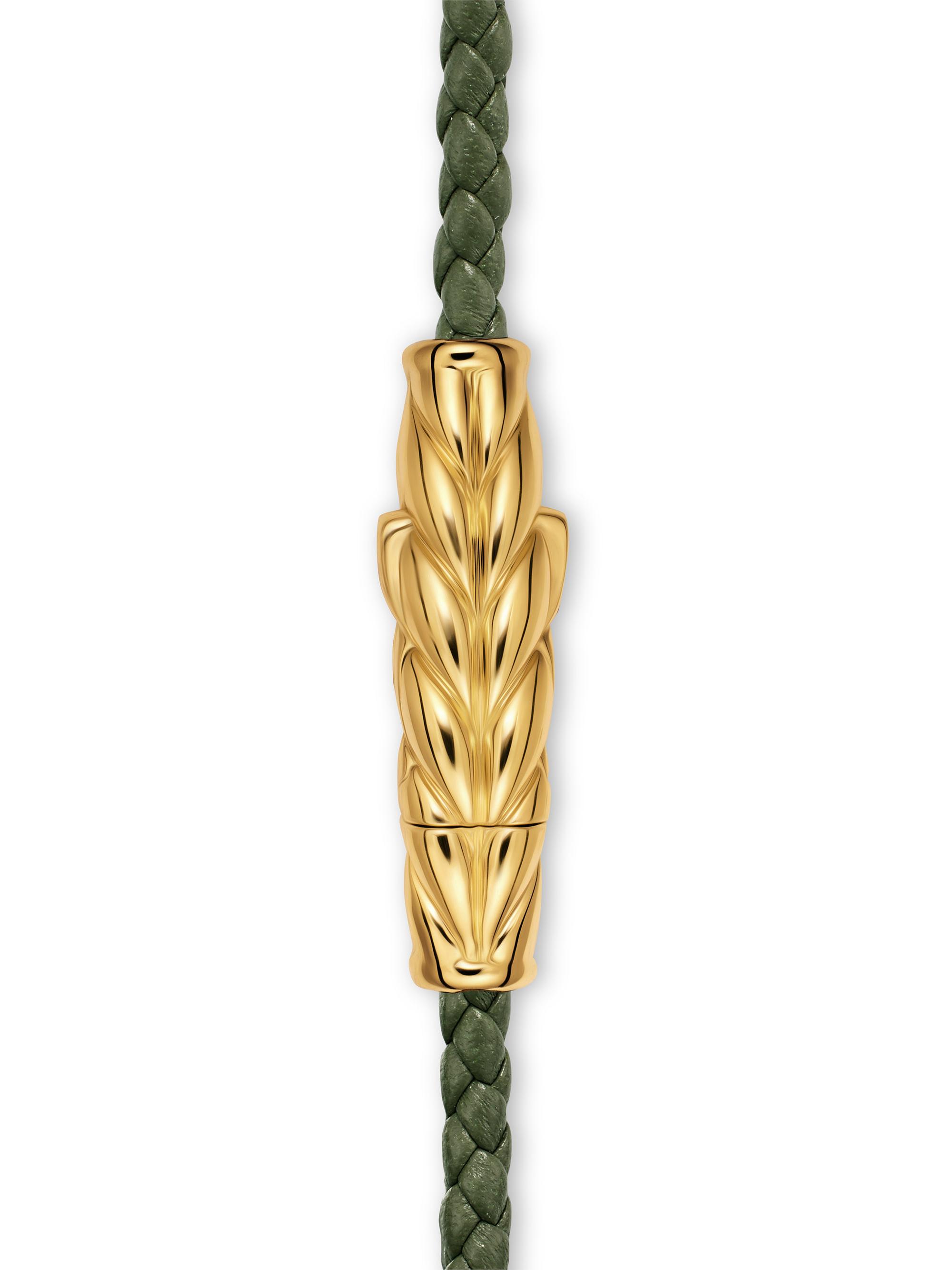 Chevron Triple Wrap Bracelet in Leather