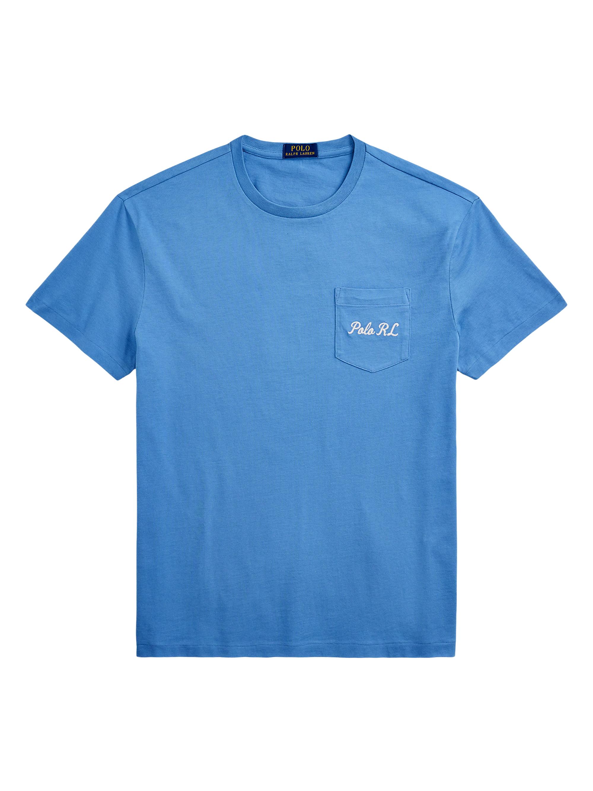 Polo Ralph Lauren Men's Polo Bear Classic-FitT-Shirt - Hatteras Blue Heritage Bear