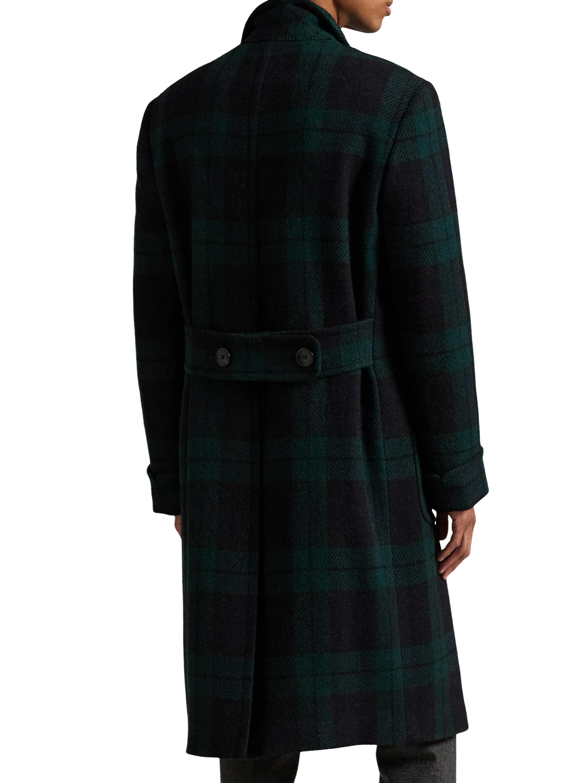 Polo Ralph Lauren The Plaid Wool Polo Coat | Saks Fifth Avenue