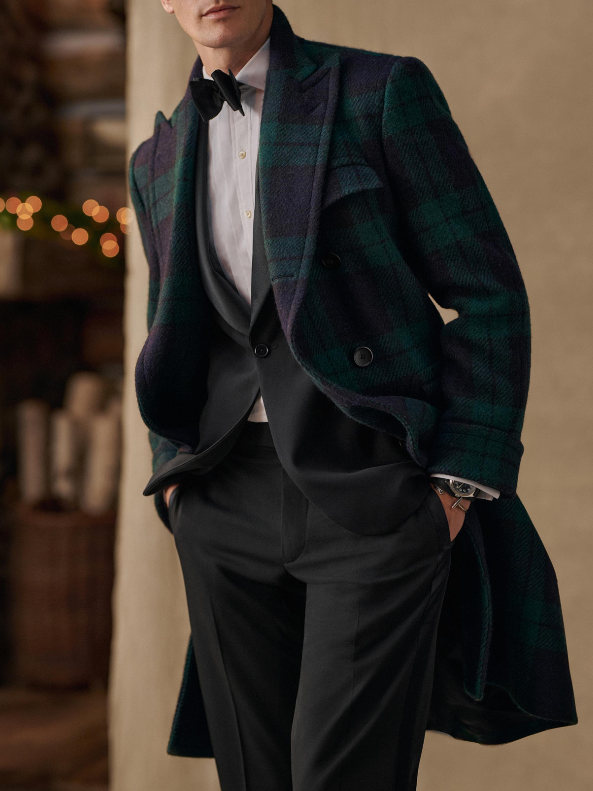 Polo Ralph Lauren The Plaid Wool Polo Coat | Saks Fifth Avenue
