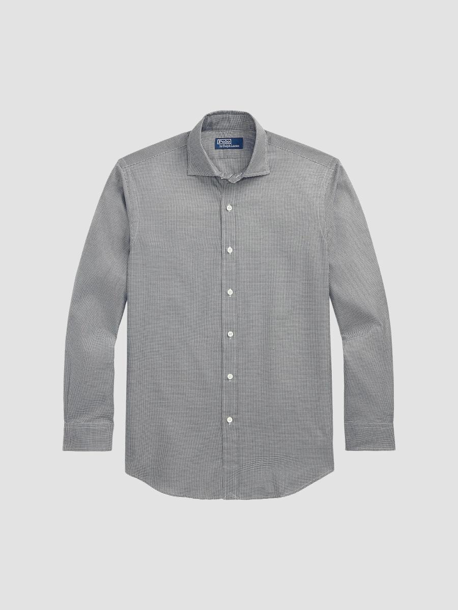 Polo Ralph Lauren Classic Fit Houndstooth Twill Shirt | Saks Fifth