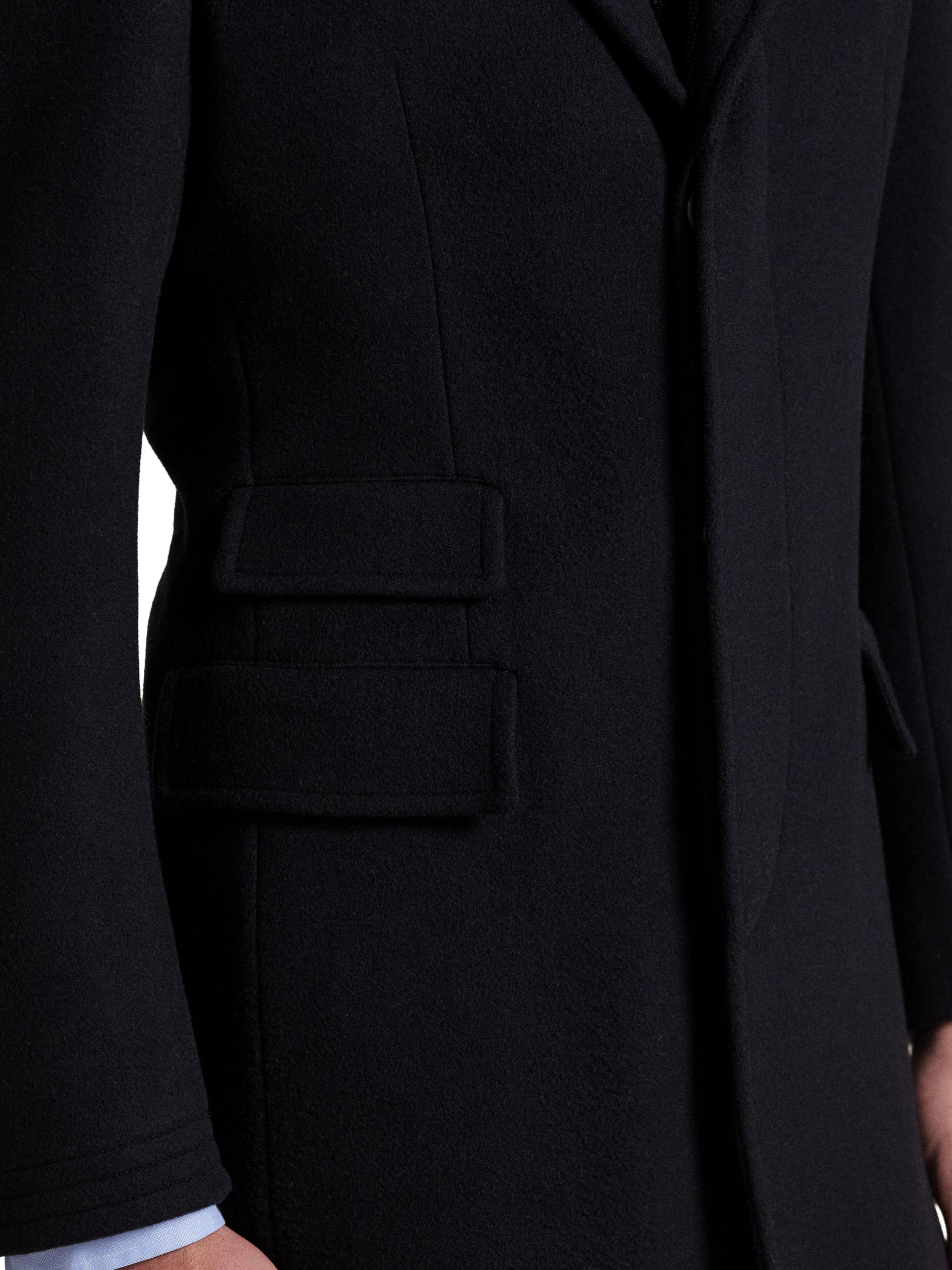 Polo Ralph Lauren Velvet-Trimmed Wool-Cashmere Overcoat | Saks