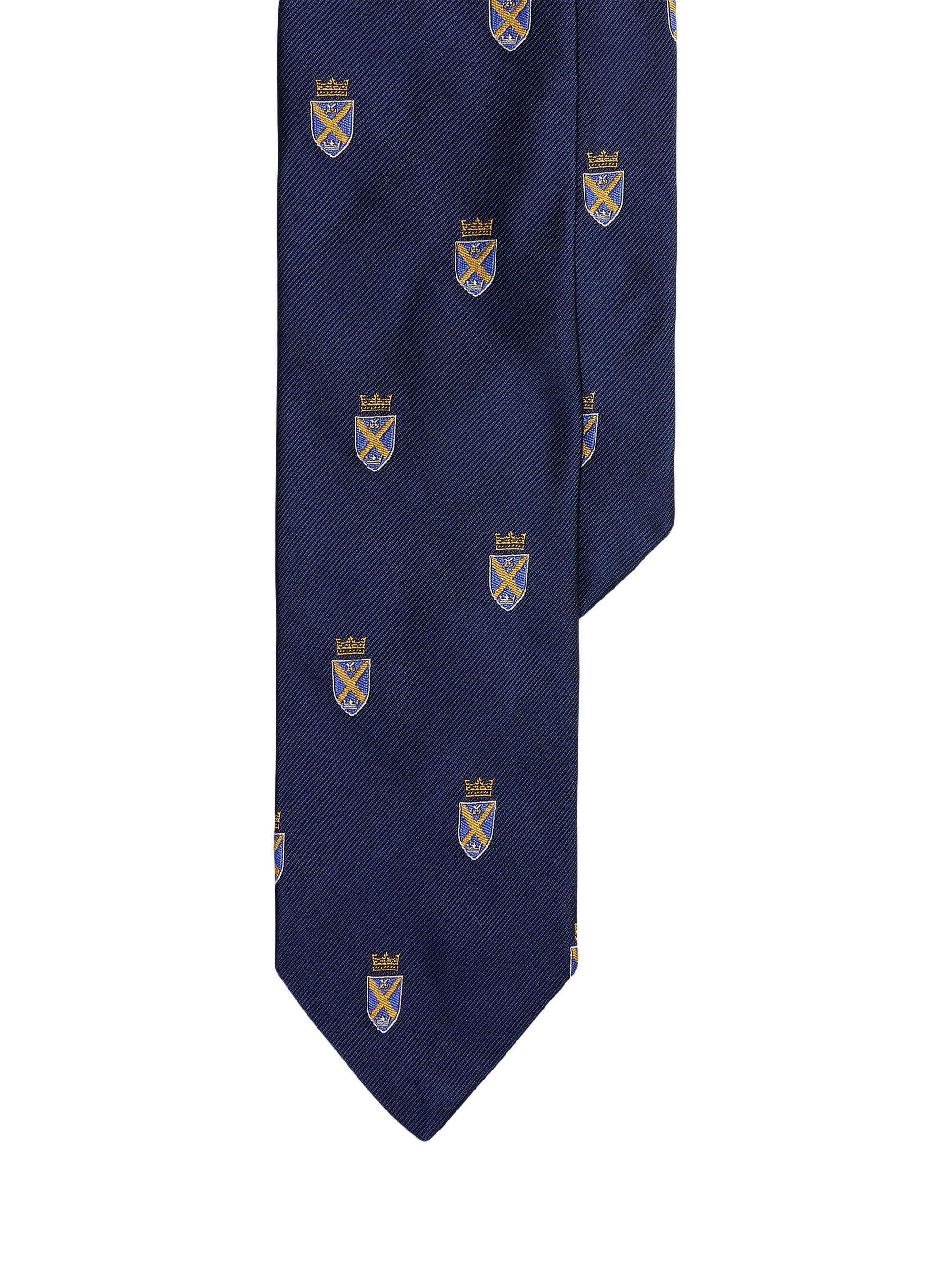 Polo Ralph Lauren Men's Silk Repp Club Tie - Navy