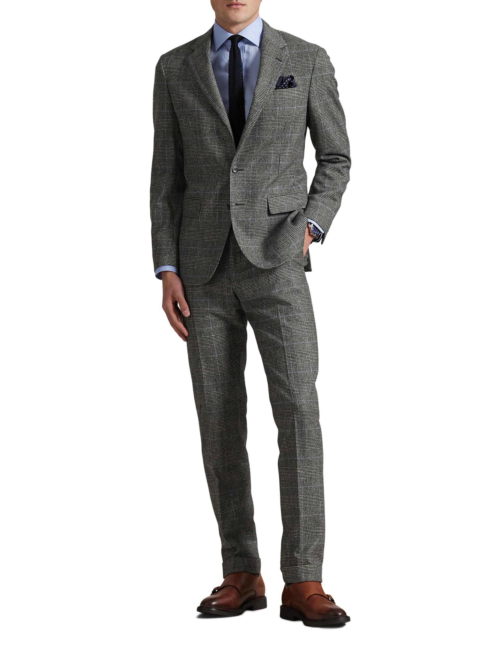Polo Ralph Lauren Sharkskin Wool Single-Breasted Suit | Saks Fifth