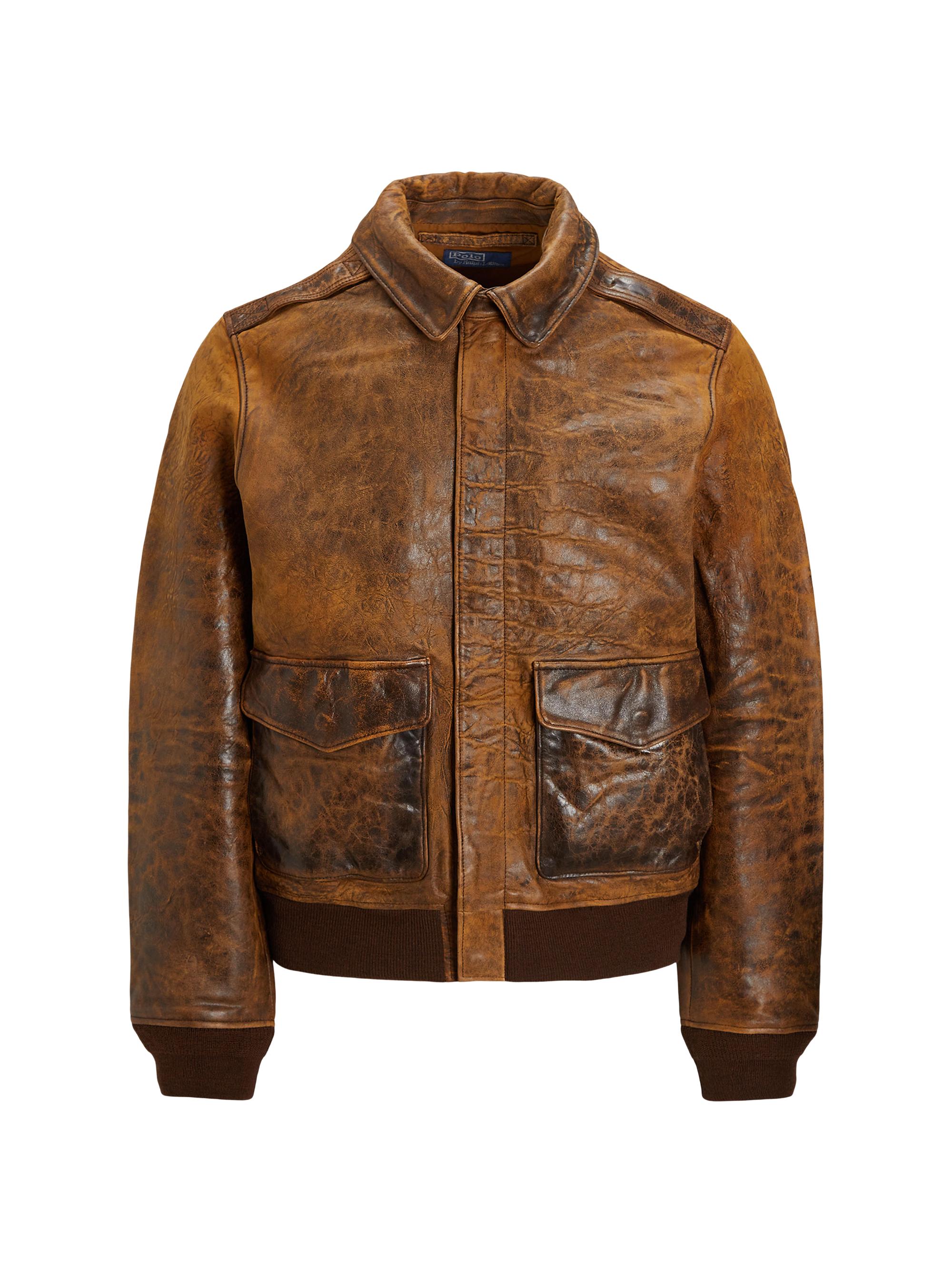 polo by Ralph Lauren 本革　Leather Jacket Polo Ralph Lauren Leather Flight Jacket | Saks Fifth Avenue
