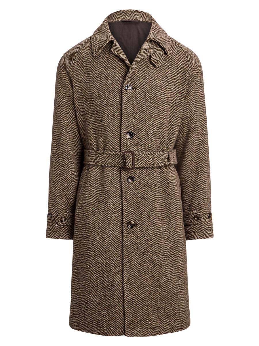 Polo by Ralph Lauren バルマカーンコート　ツイード Polo Ralph Lauren Donegal Tweed Balmacaan Coat | Saks Fifth Avenue