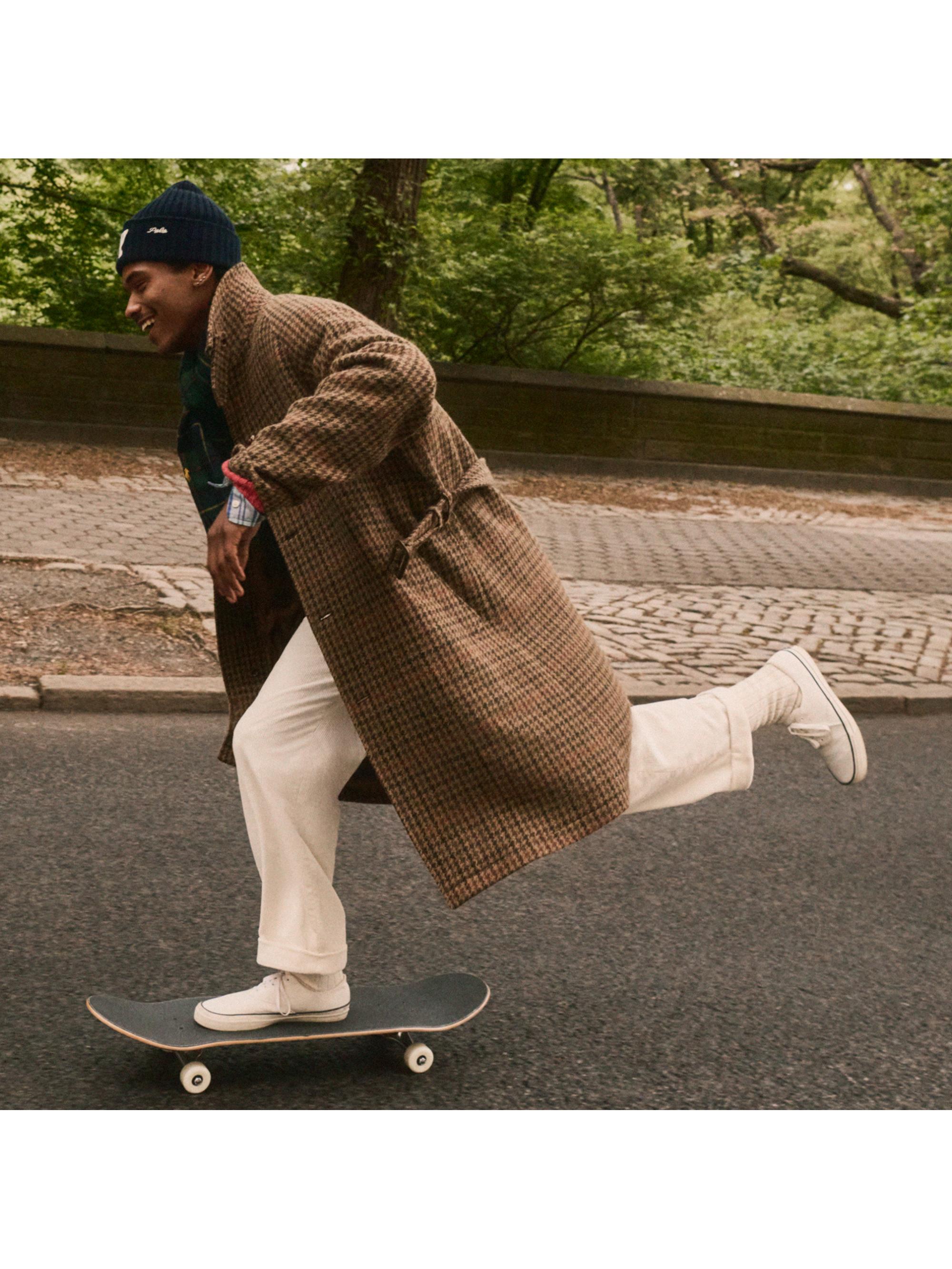 Polo Ralph Lauren Donegal Tweed Balmacaan Coat | Saks Fifth Avenue