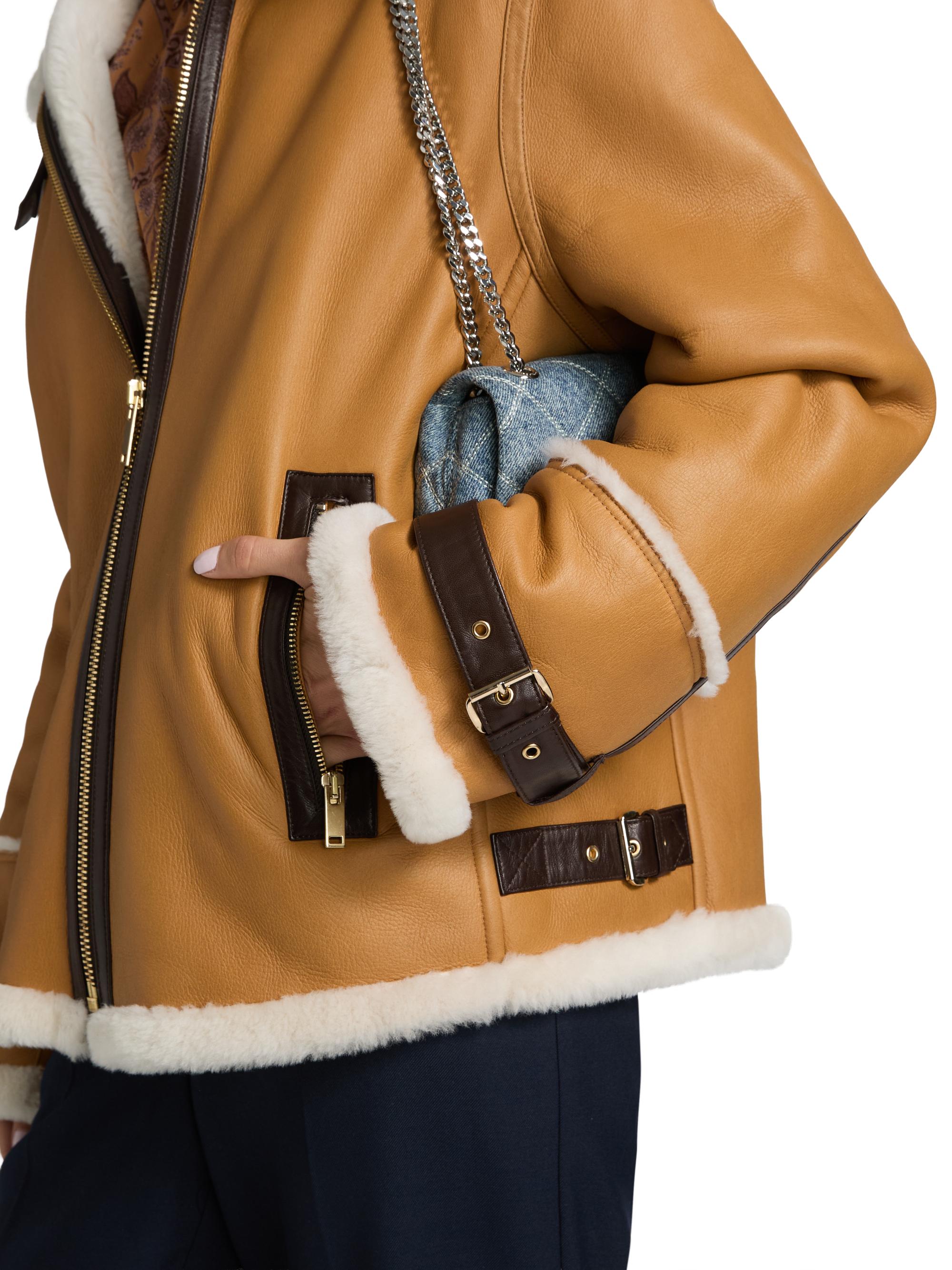 Toccin Minna Leather & Shearling Jacket | Saks Fifth Avenue