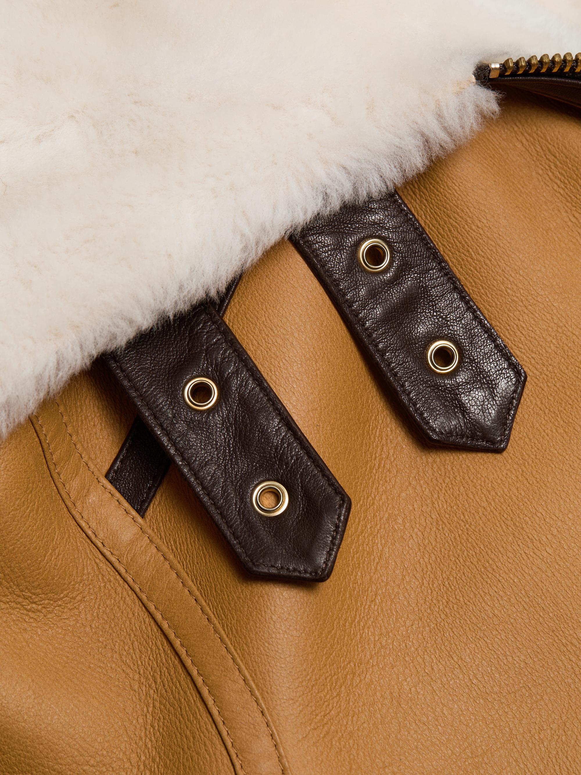 Toccin Minna Leather & Shearling Jacket | Saks Fifth Avenue