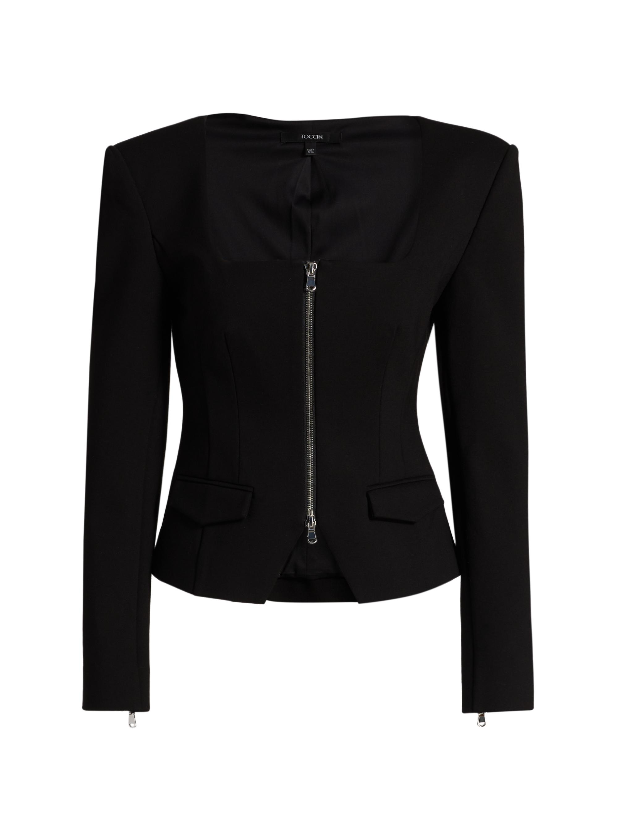 Toccin Women's Koda Zip-Front Top - Jet