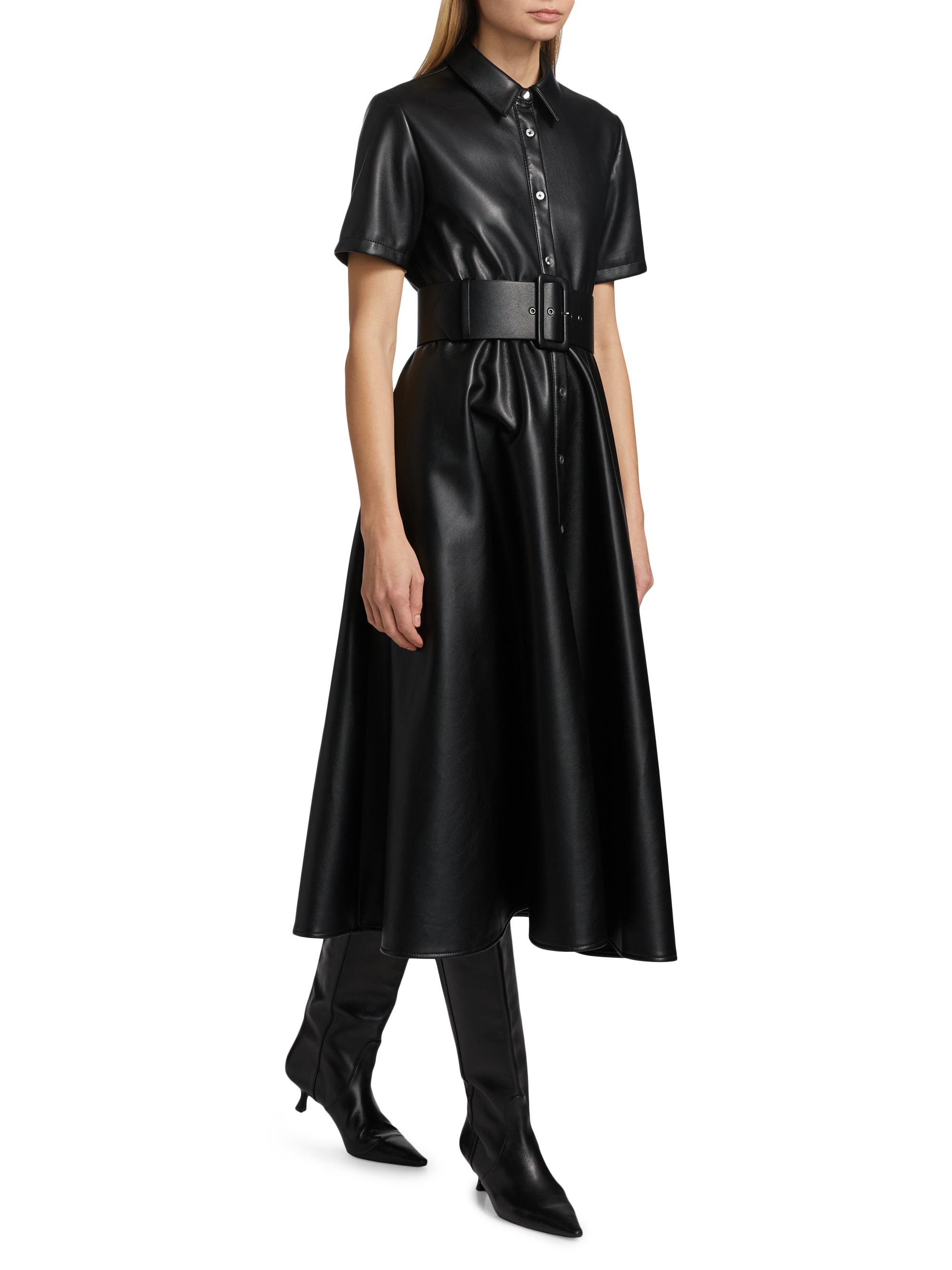 Toccin womens Jean Shirtdress, 0, Black, Women's