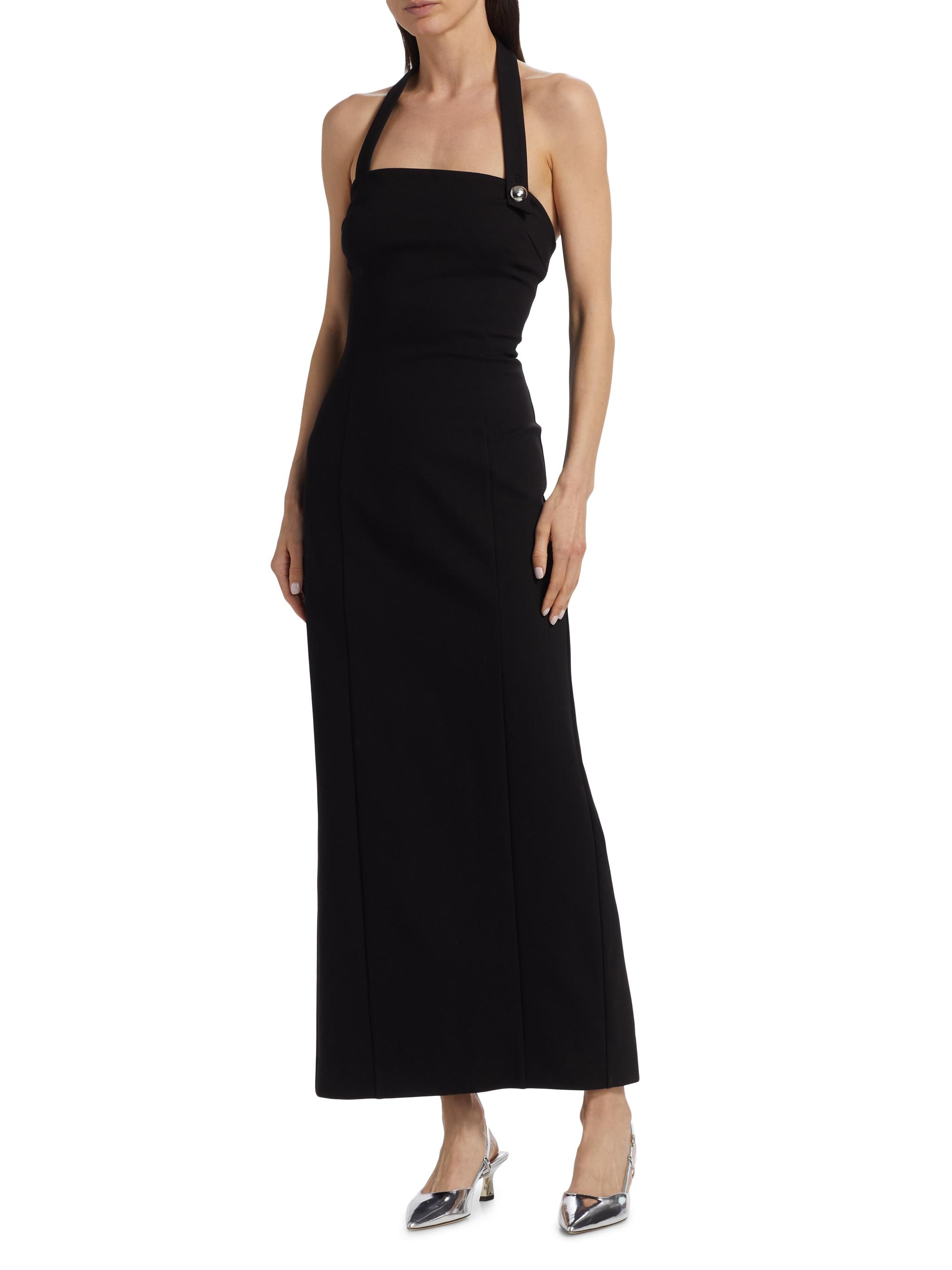 Toccin Davina Sculpted Halter Midi-Dress | Saks Fifth Avenue