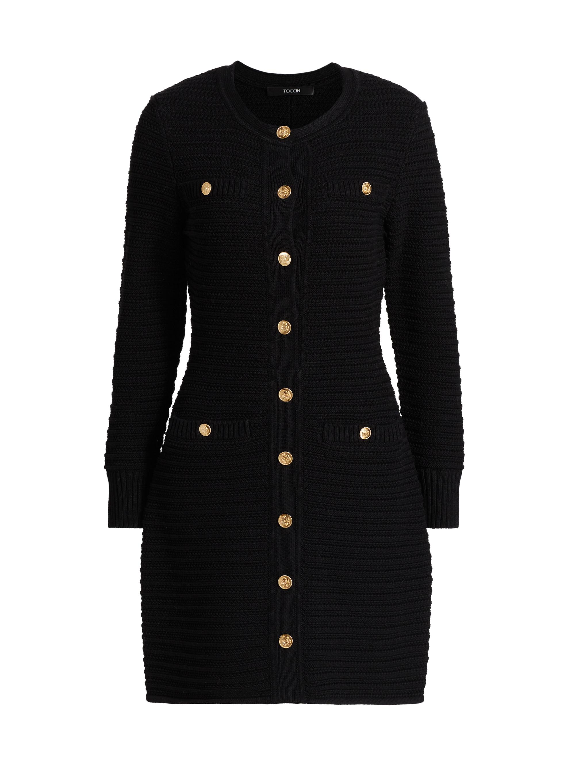 Toccin Women's Darla Knit Cotton Minidress - Jet