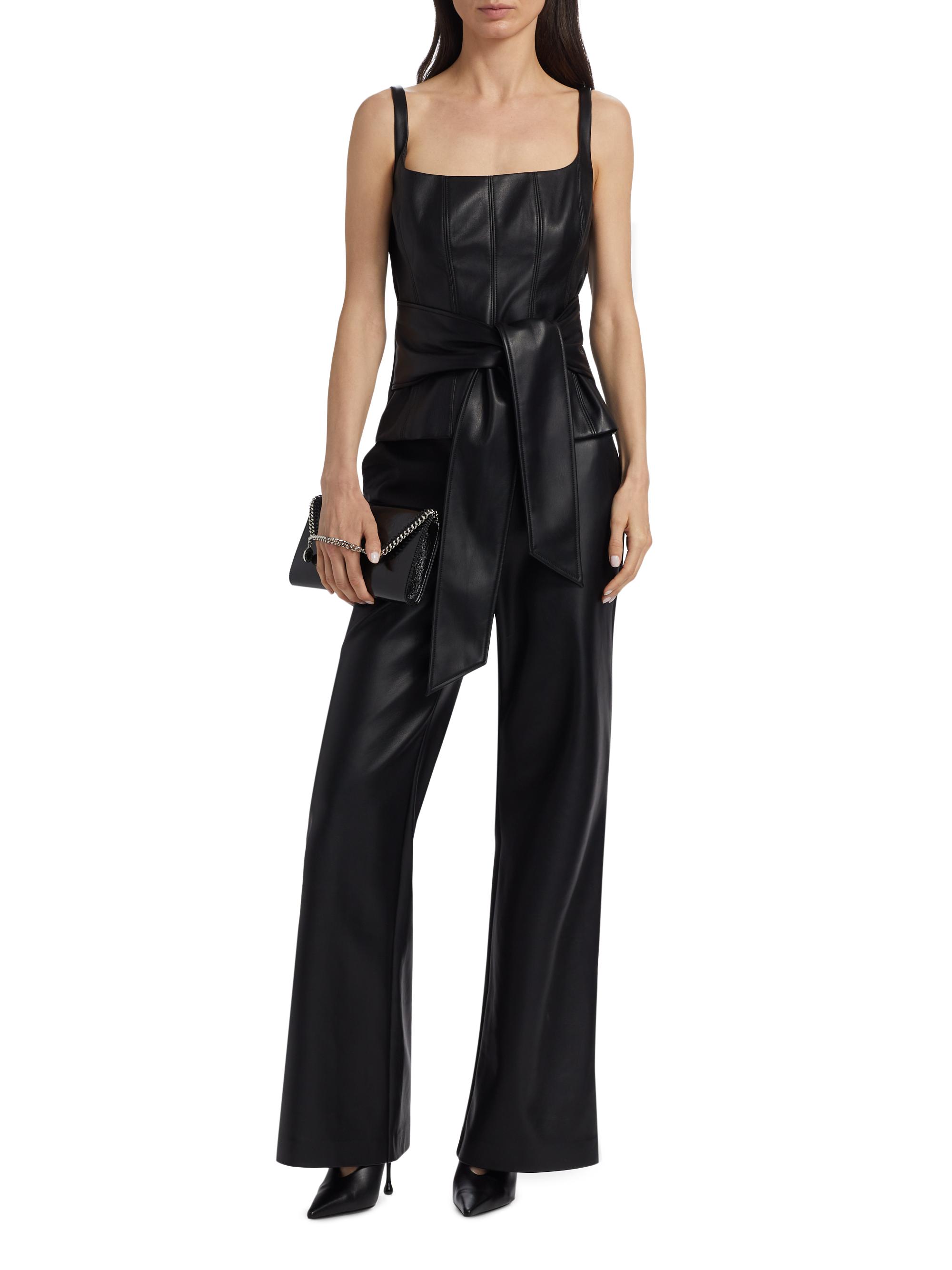 Toccin Gaia Flared Faux Leather Pants | Saks Fifth Avenue