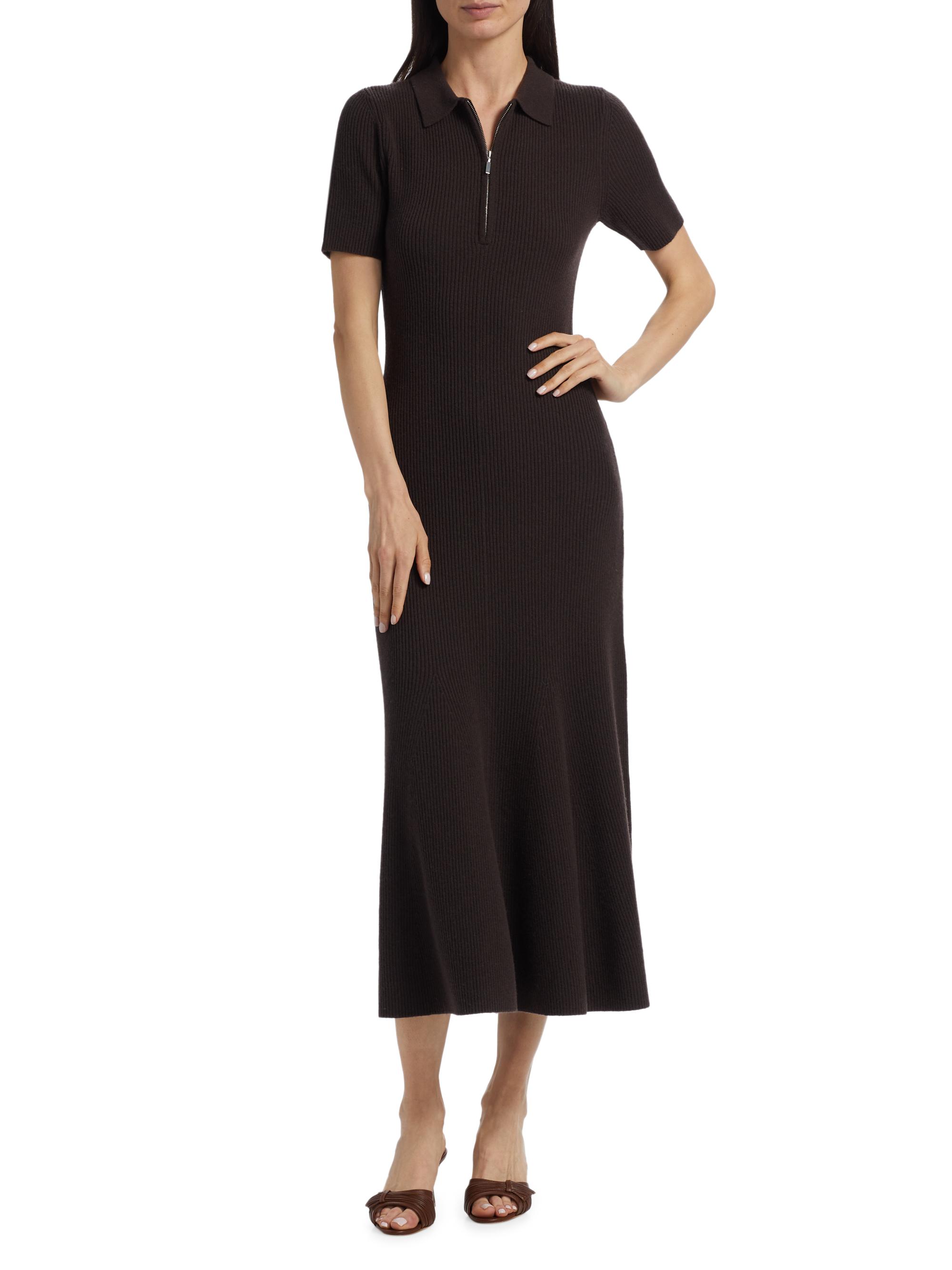 Toccin Taylor Wool-Cashmere Polo Dress | Saks Fifth Avenue