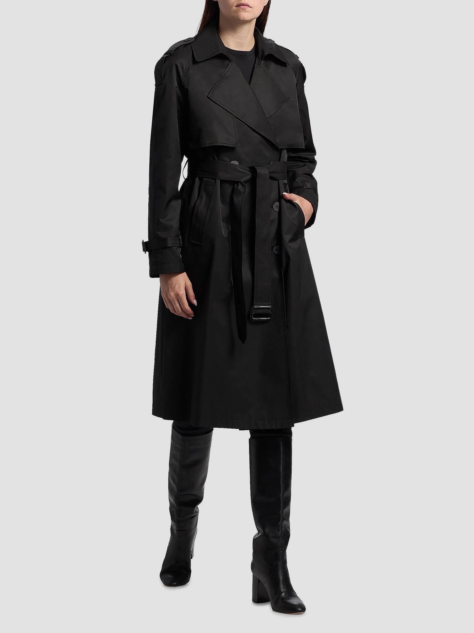 If Only Studio Double-Breasted Trench Coat | Saks Fifth Avenue