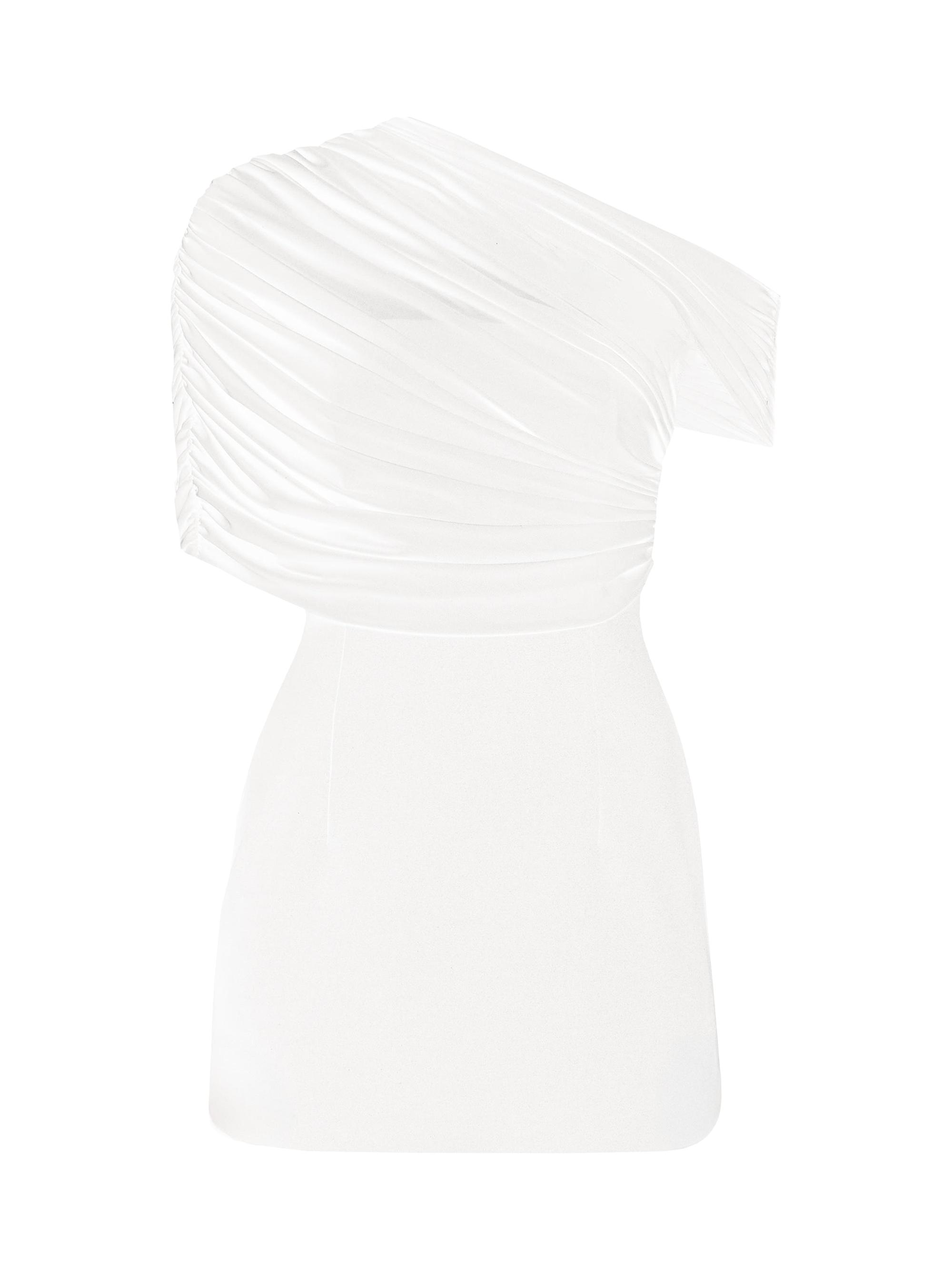 Ser.o.ya Women's Selma Mini Crepe Dress - Porcelain
