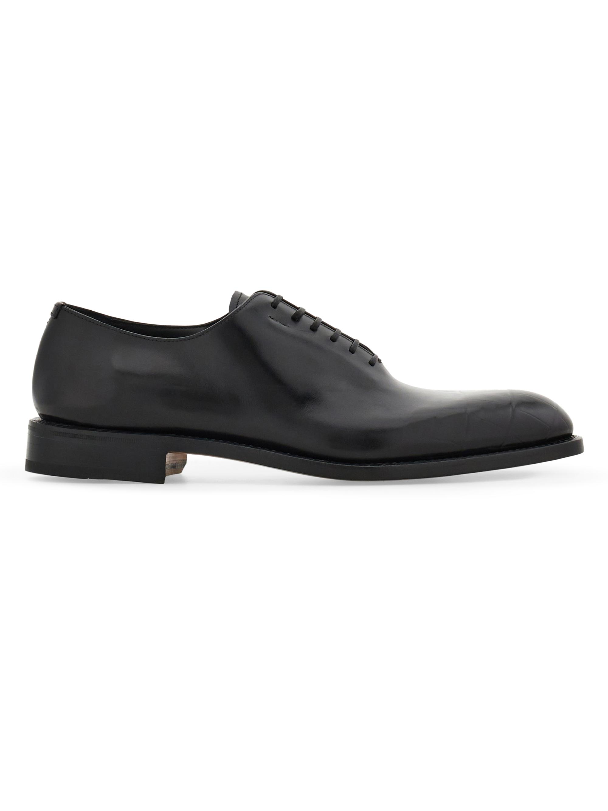 Ralph Lauren Purple Label Denver Cap-Toe Leather Oxfords | Saks
