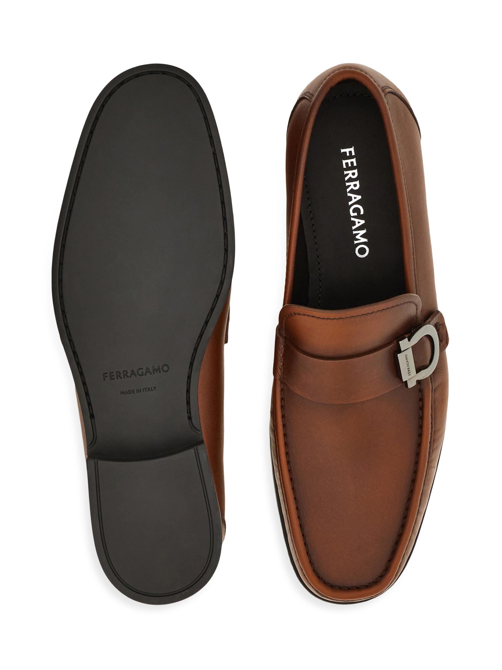 FERRAGAMO Caspian Leather Loafers | Saks Fifth Avenue display picture 1
