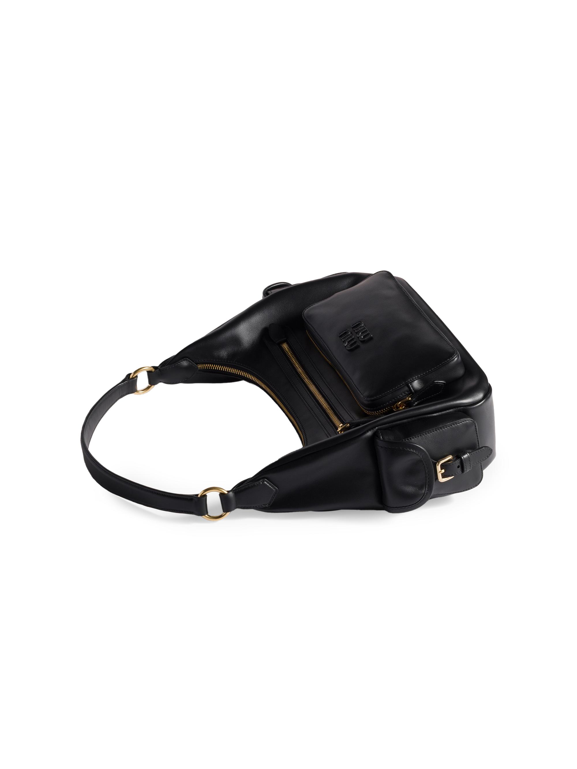 Miu Miu Pocket Leather Shoulder Bag | Saks Fifth Avenue